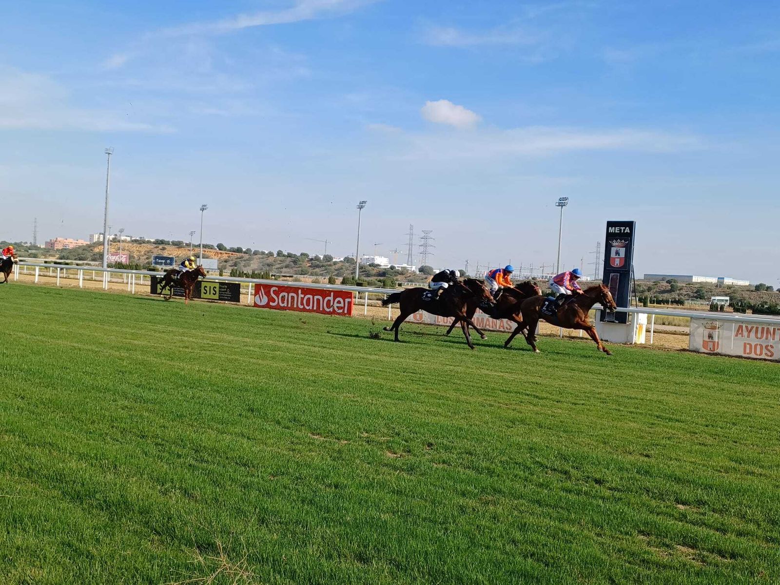 Una imagen de las carreras de la segunda jornada de la temporada.