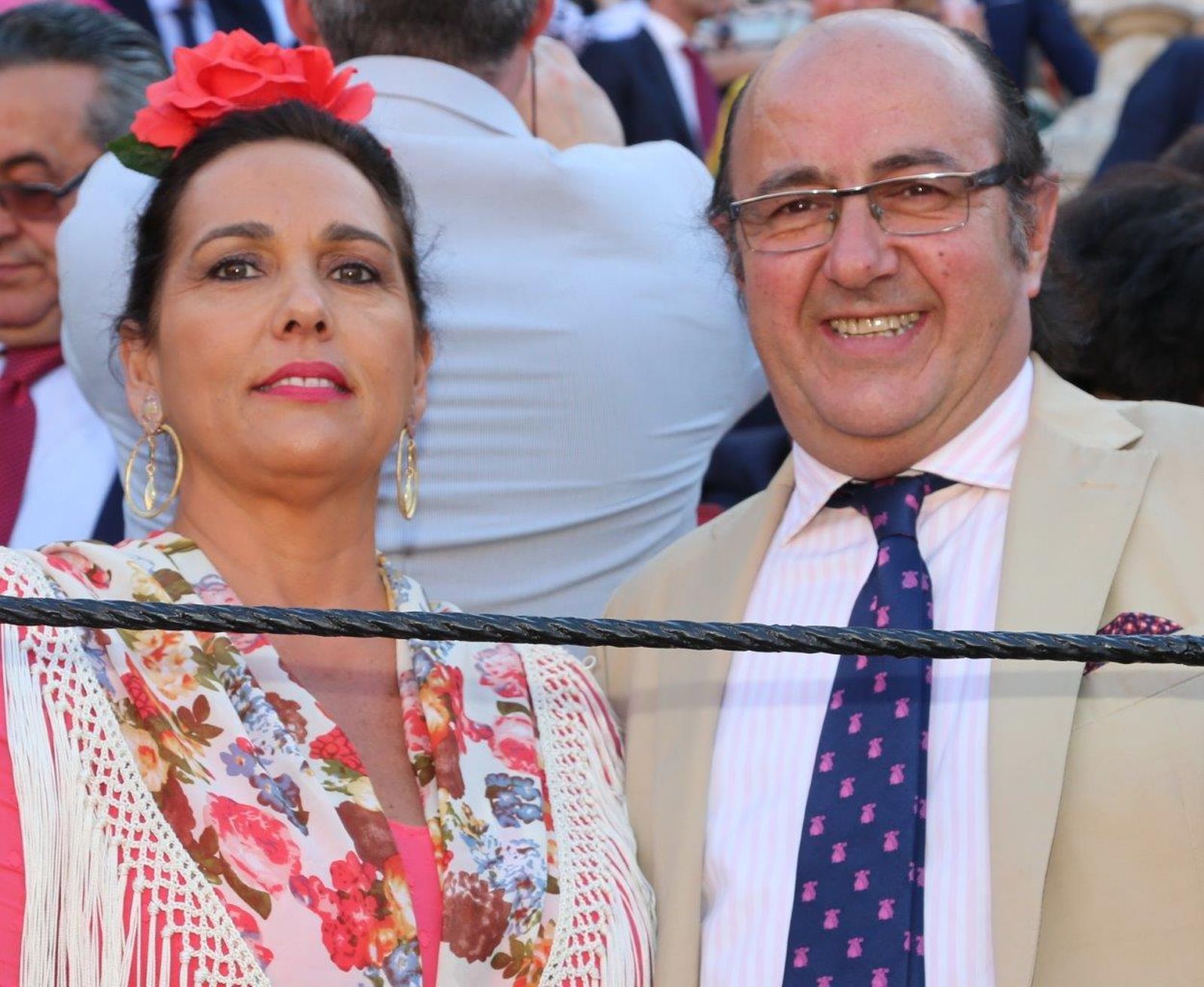 Belén Vega, nieta de Gitanillo de Triana, y Curro Esquivia