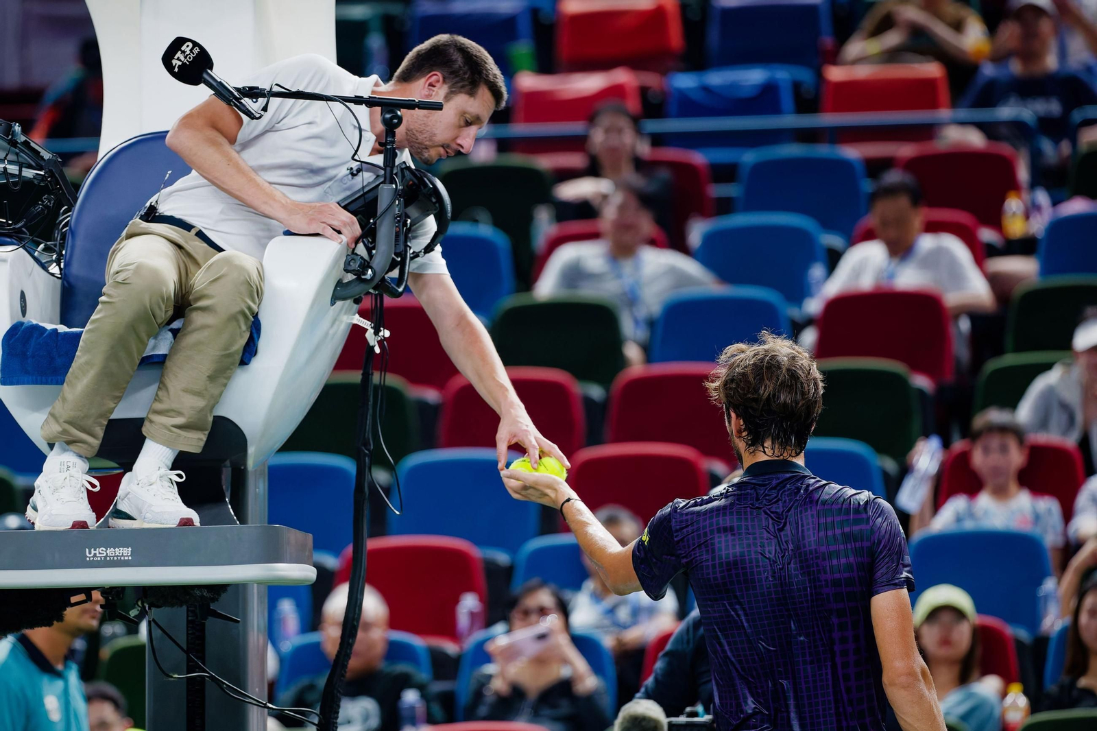 Alejandro Davidovich-Daniil Medvedev, en fotos