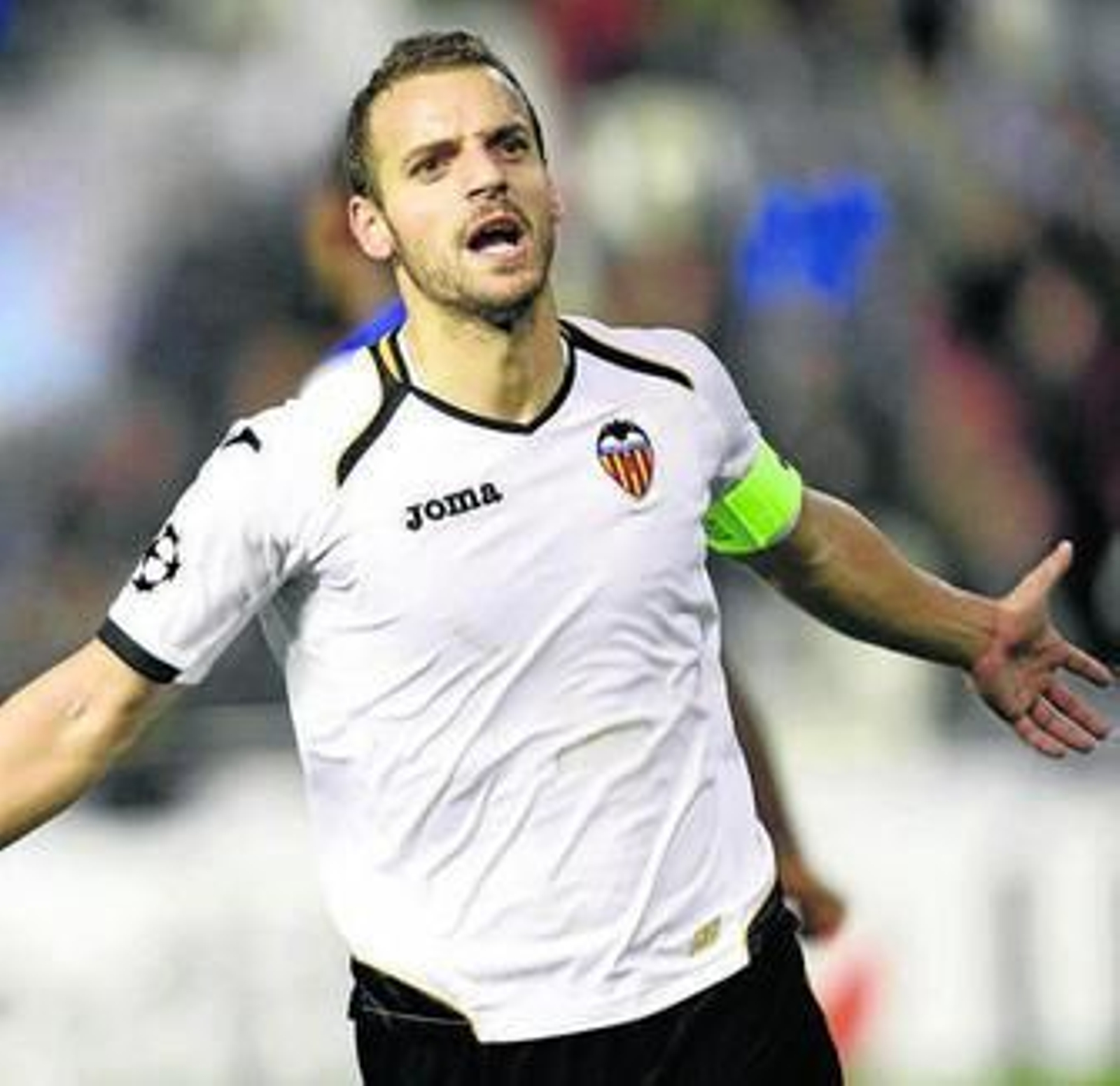 Roberto Soldado, delantero del Valencia.