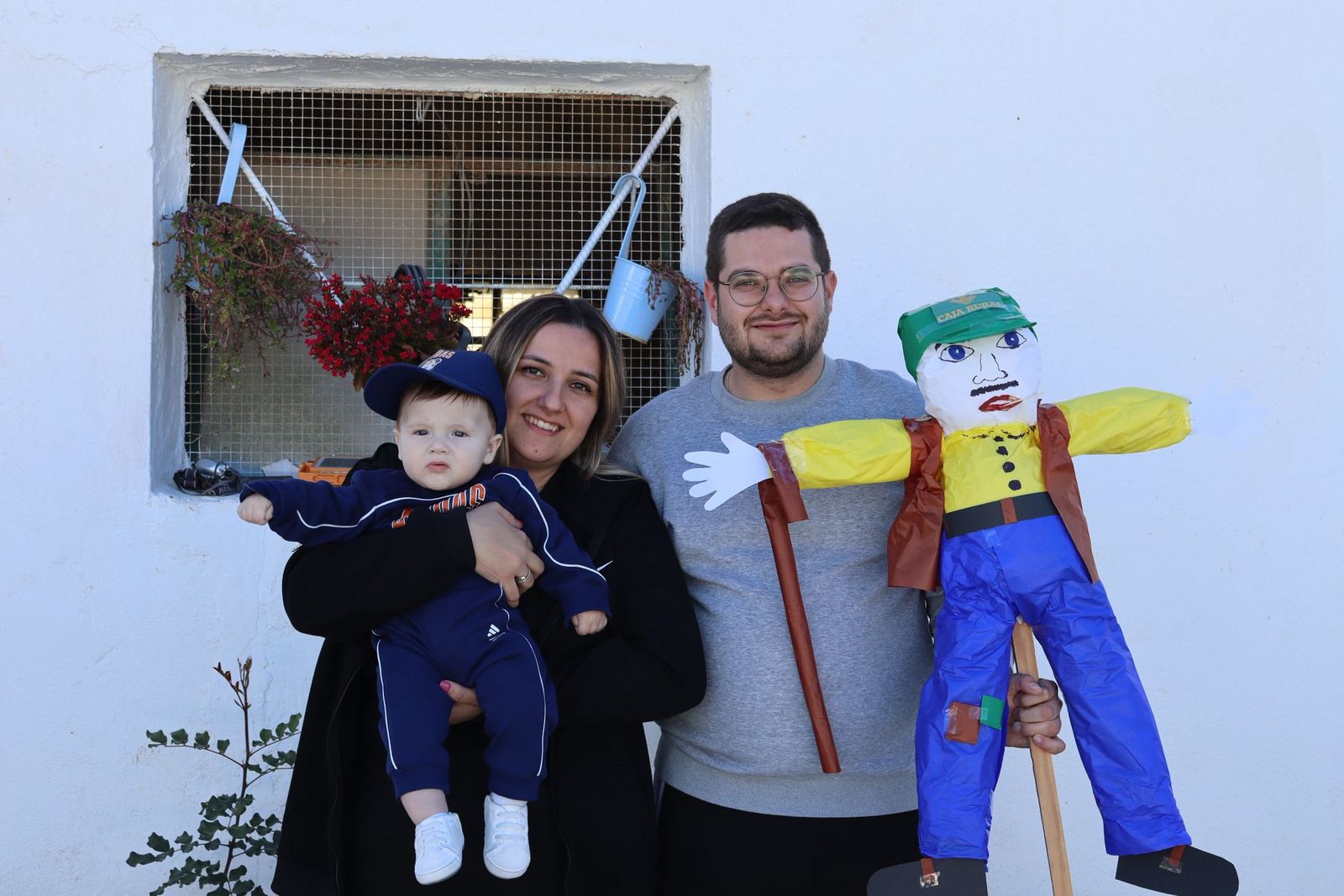 Juanjo, María y el pequeño Álvaro