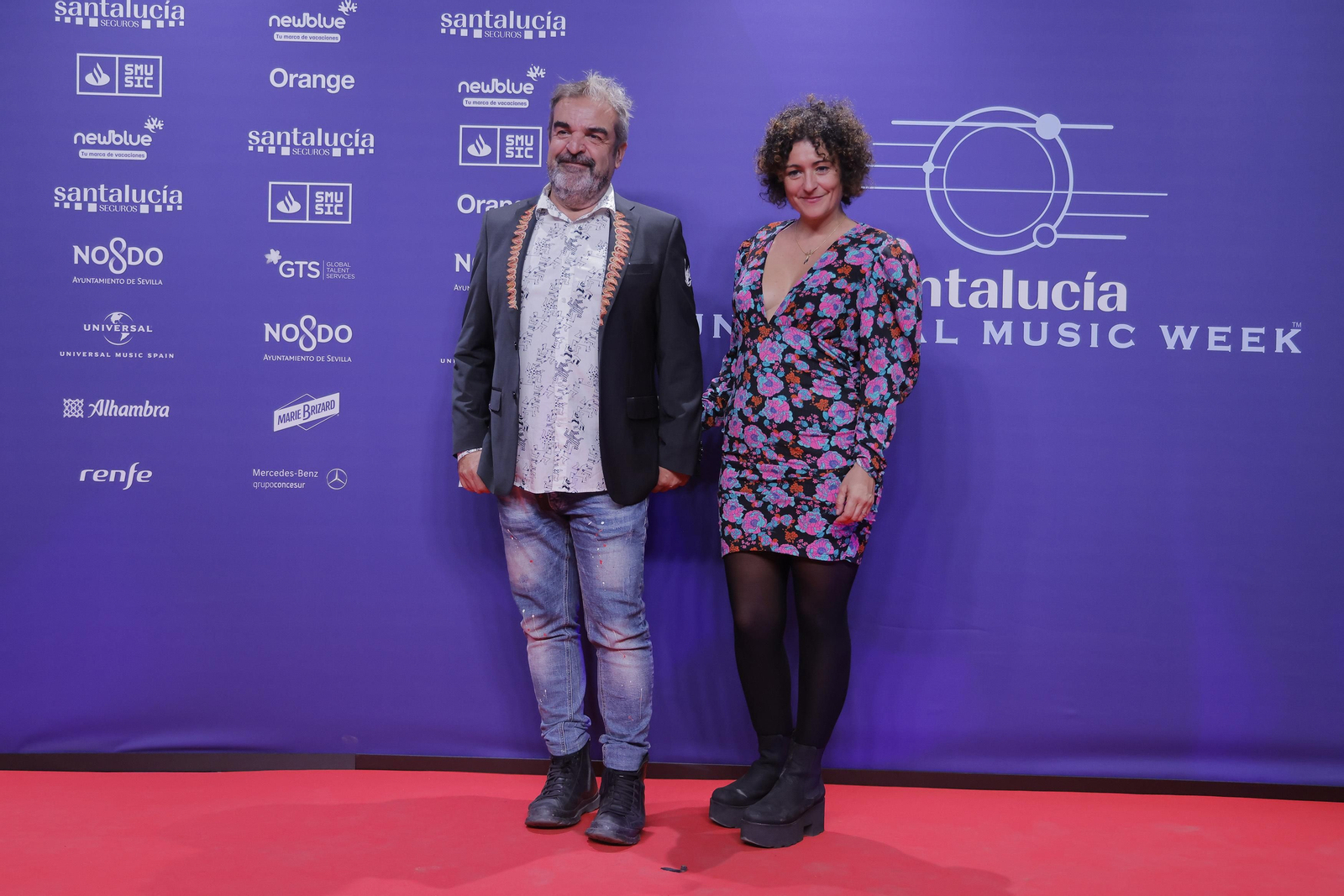 Famosos y artistas en la alfombra roja de la gala del flamenco en los 'Santalucía Universal Music Week'