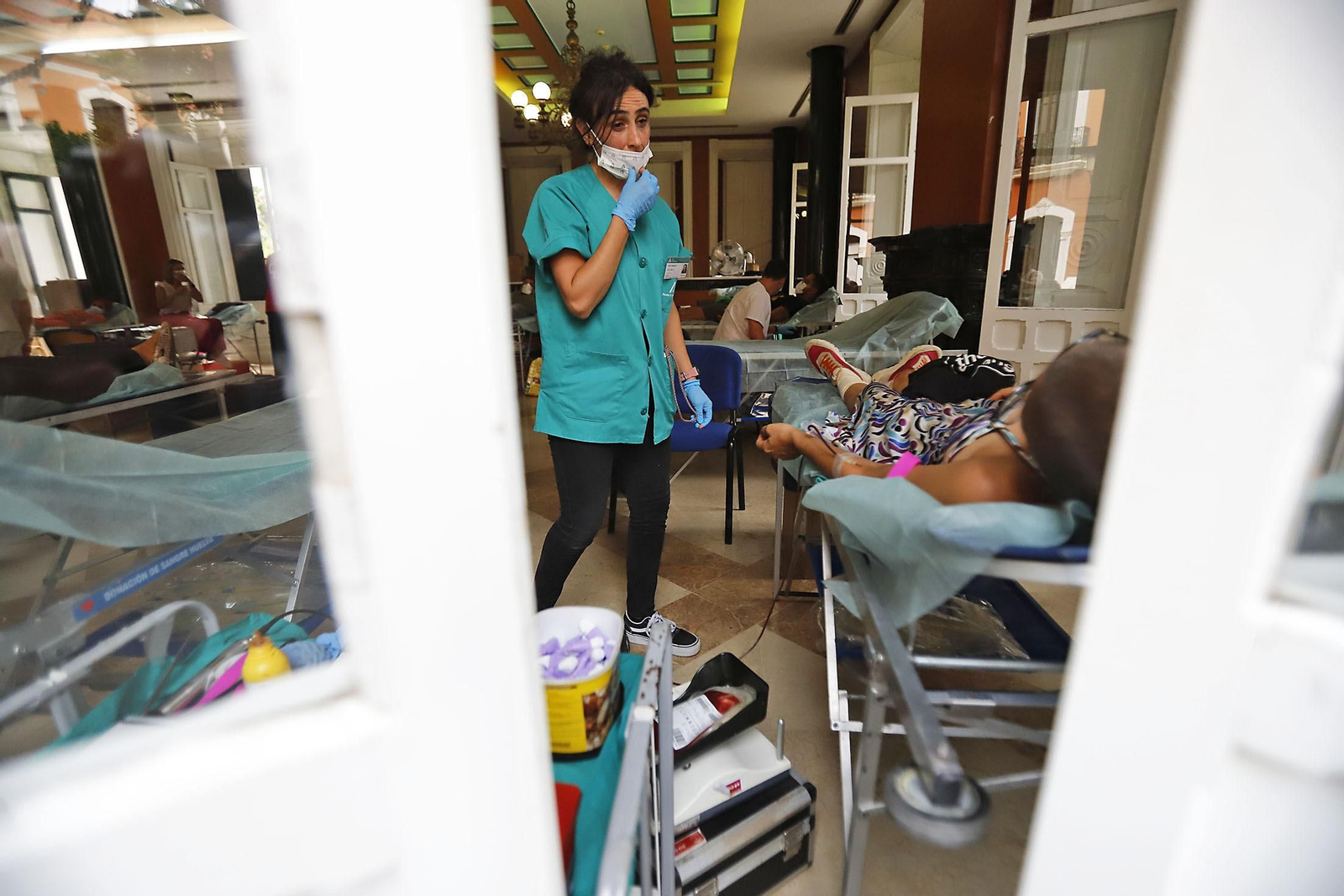 Imágenes de la Macrocolecta de sangre en la Casa Colón