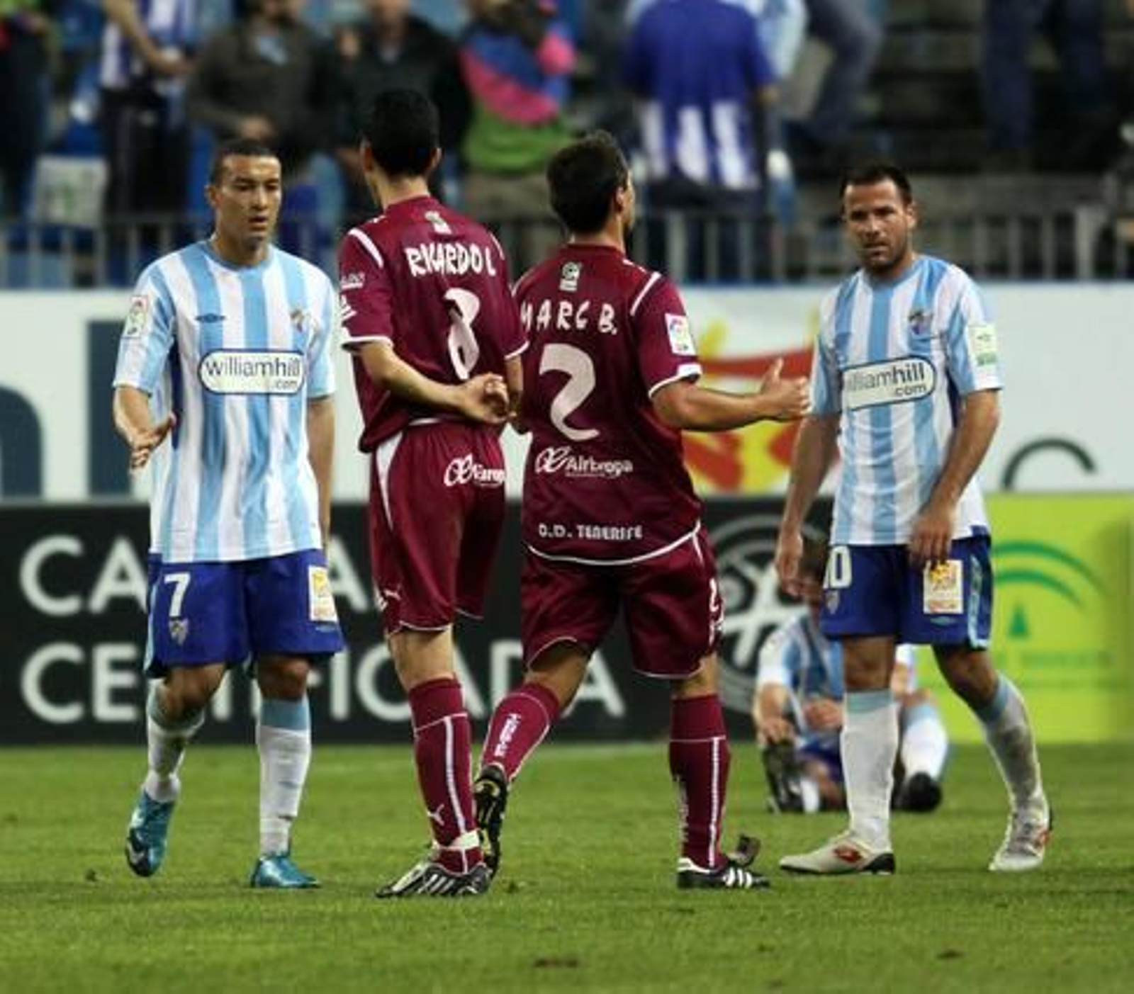 El Málaga empata en casa ante el Tenerife. / Migue Fernández