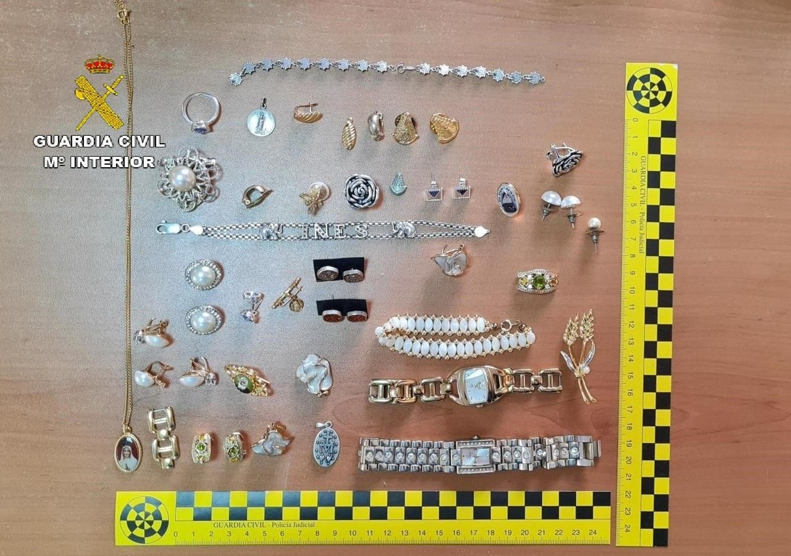 Joyas robadas en Tarifa.