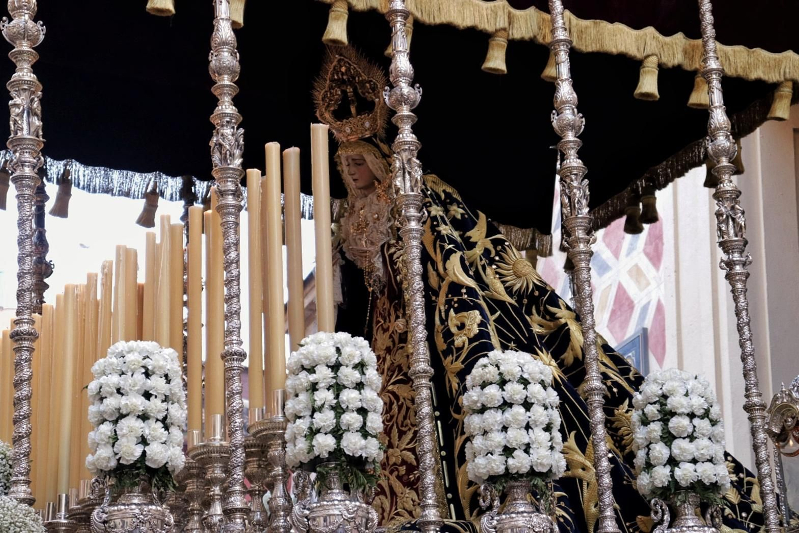 Dolores de San Juan en el Viernes Santo en Málaga, en imágenes