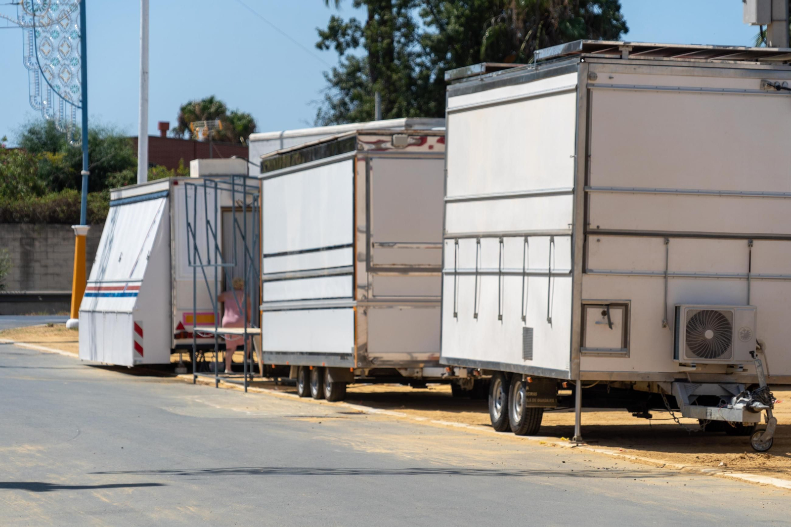 Imágenes de las Fiestas Colombinas días antes de su inauguración