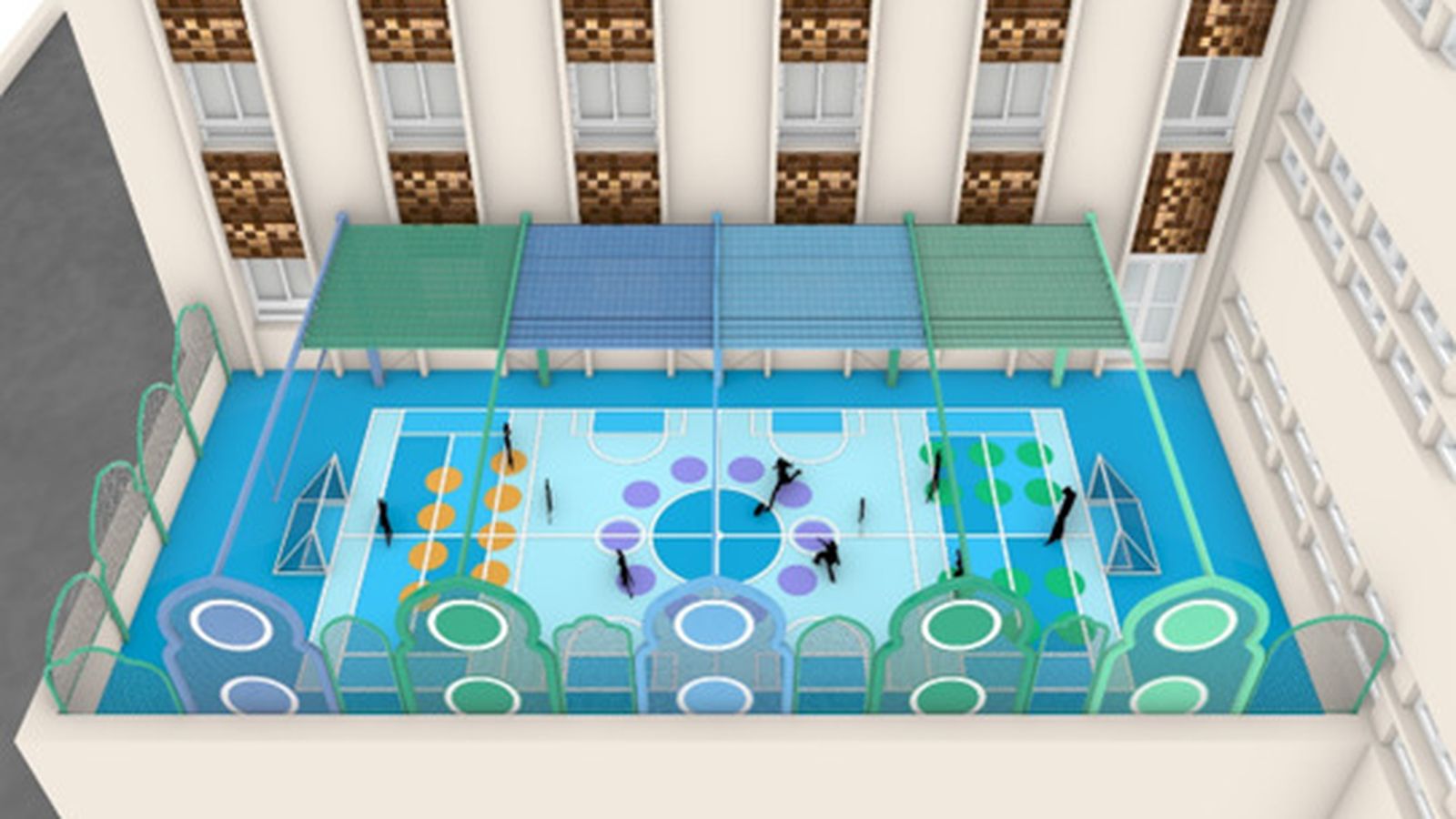 Vista de otro de las terrazas.