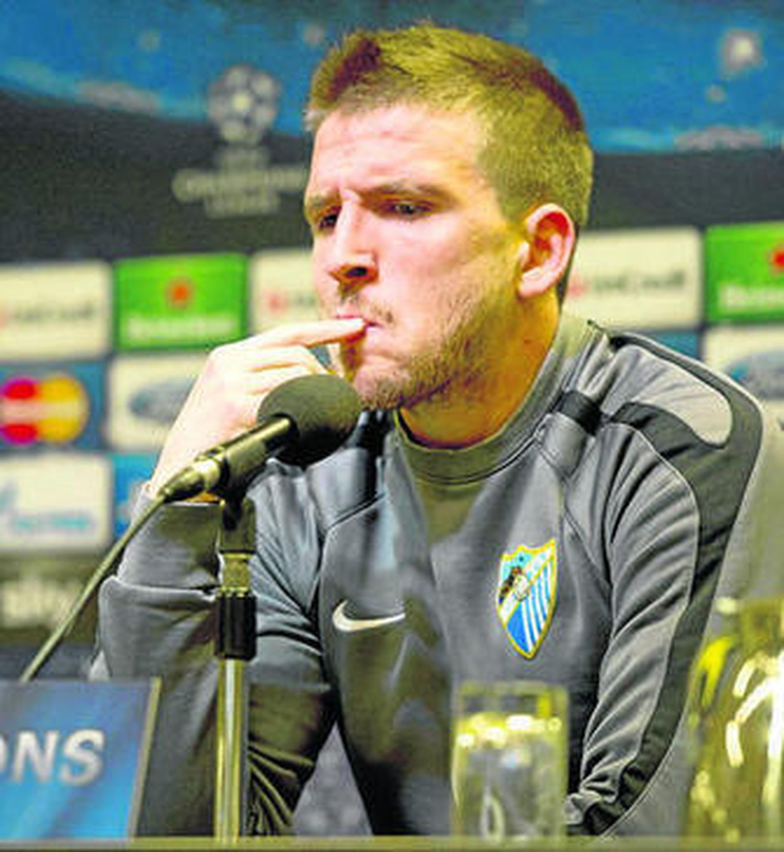 Camacho durante la conferencia de prensa previa al encuentro.