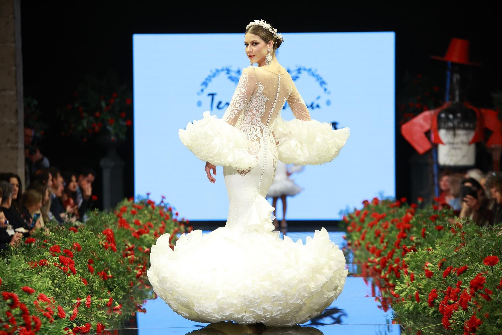 Desfile de Teresa Ninú - Atelier Nuria Chaparro en la Pasarela Flamenca Jerez Tío Pepe 2023