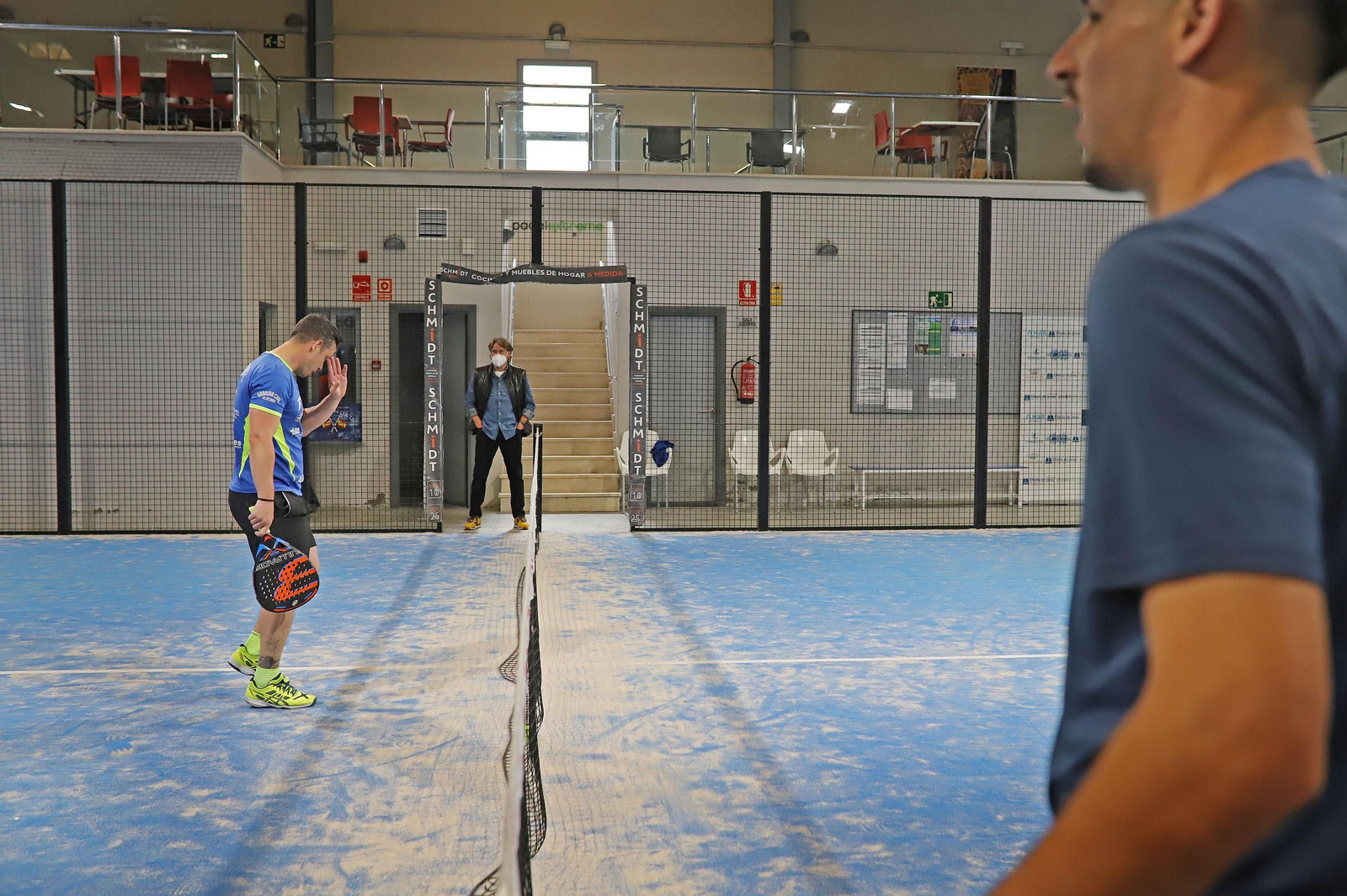 Imágenes del entrenamiento del Xerez CD en Pádel Extreme