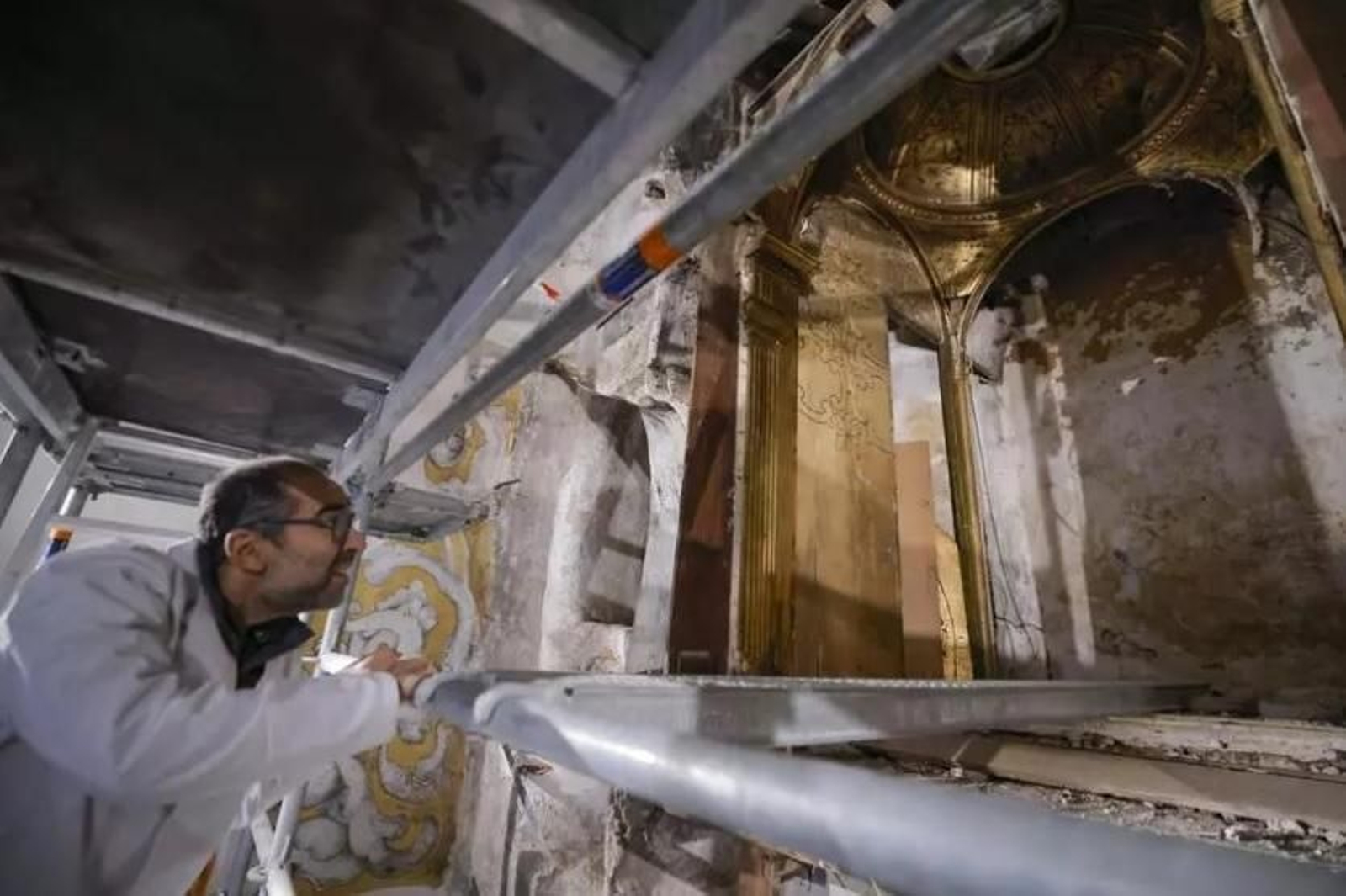 El retablo mayor fue retirado en noviembre de 2023