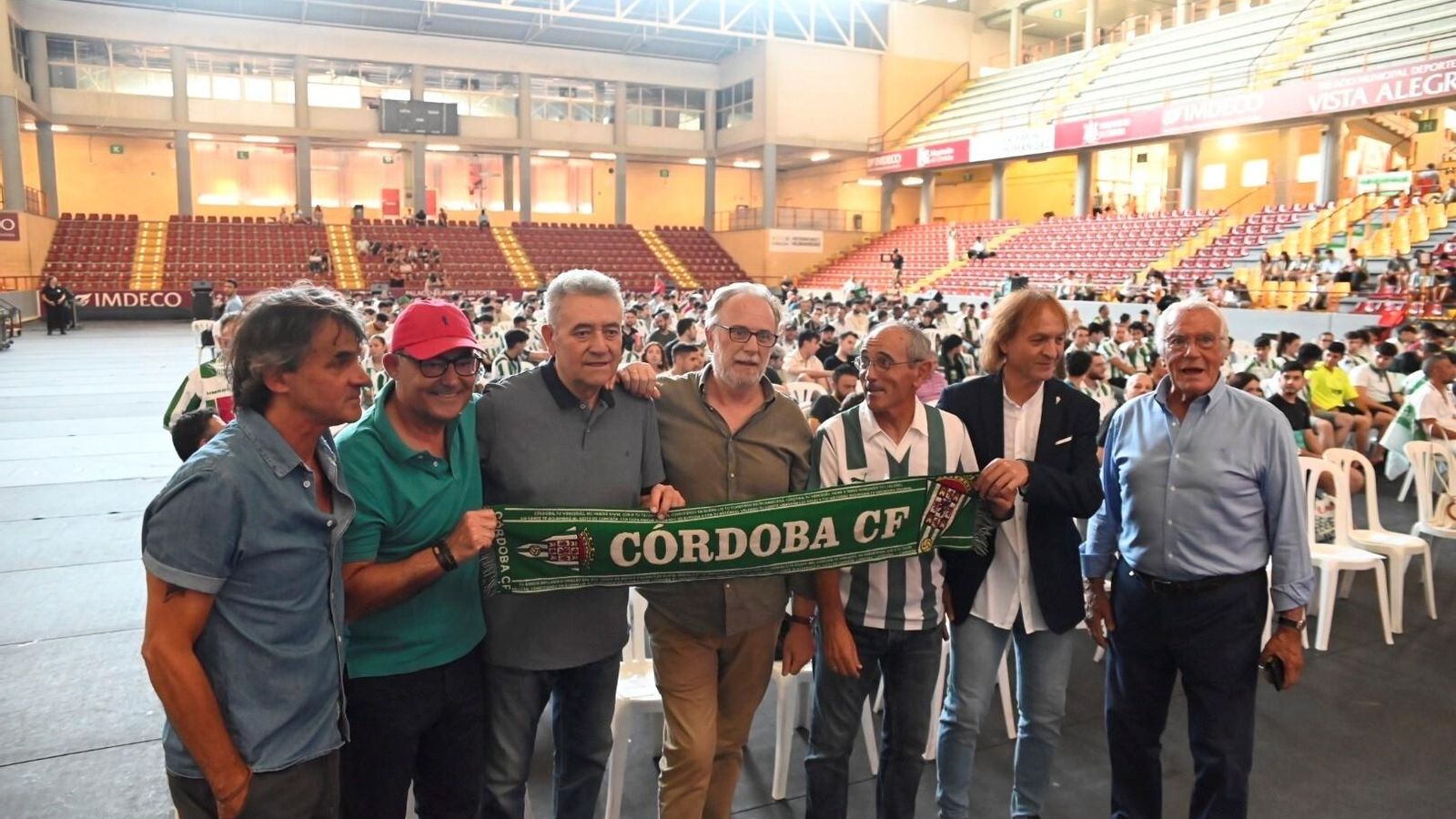 Los veteranos del Córdoba, presentes en Vista Alegre.