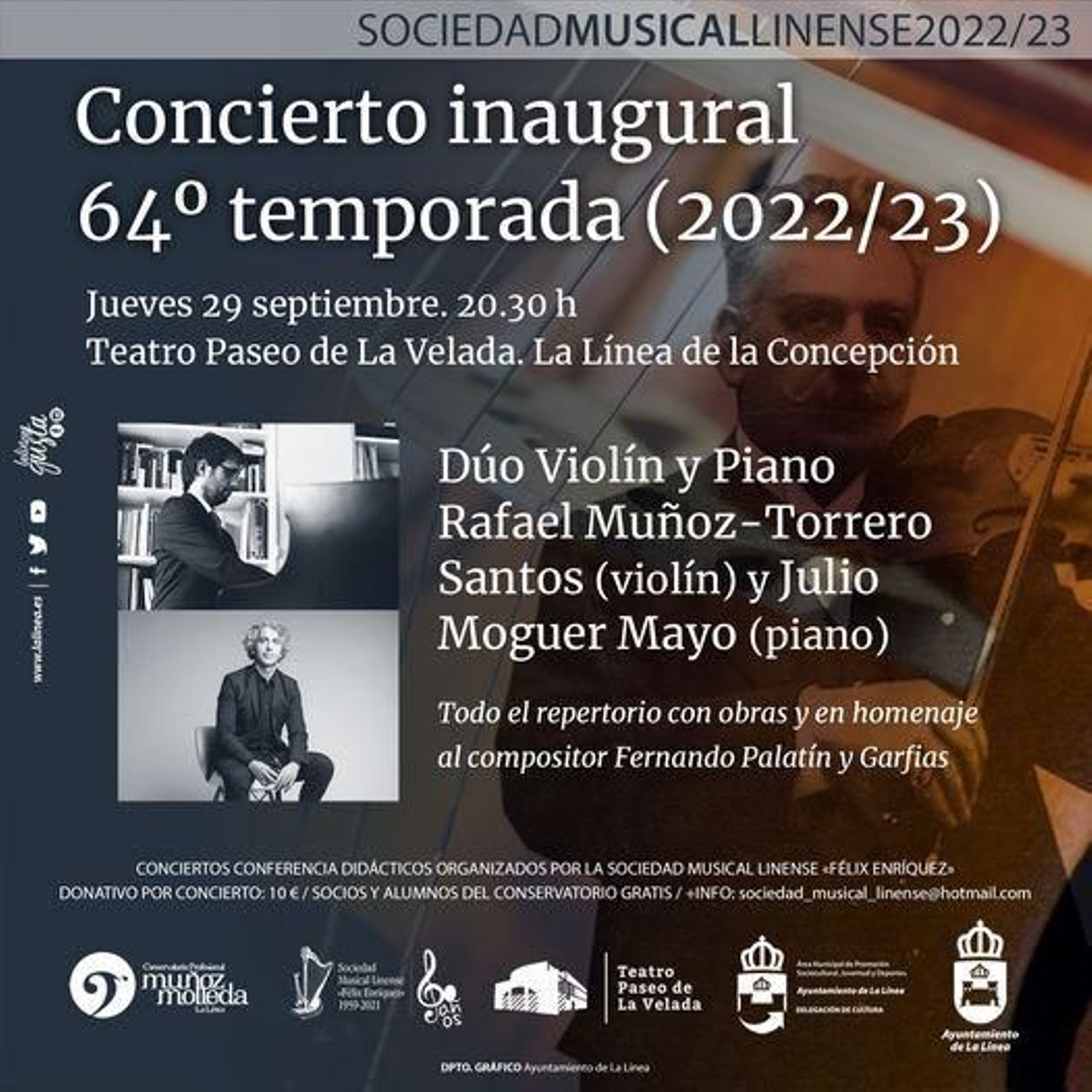 Cartel del concierto