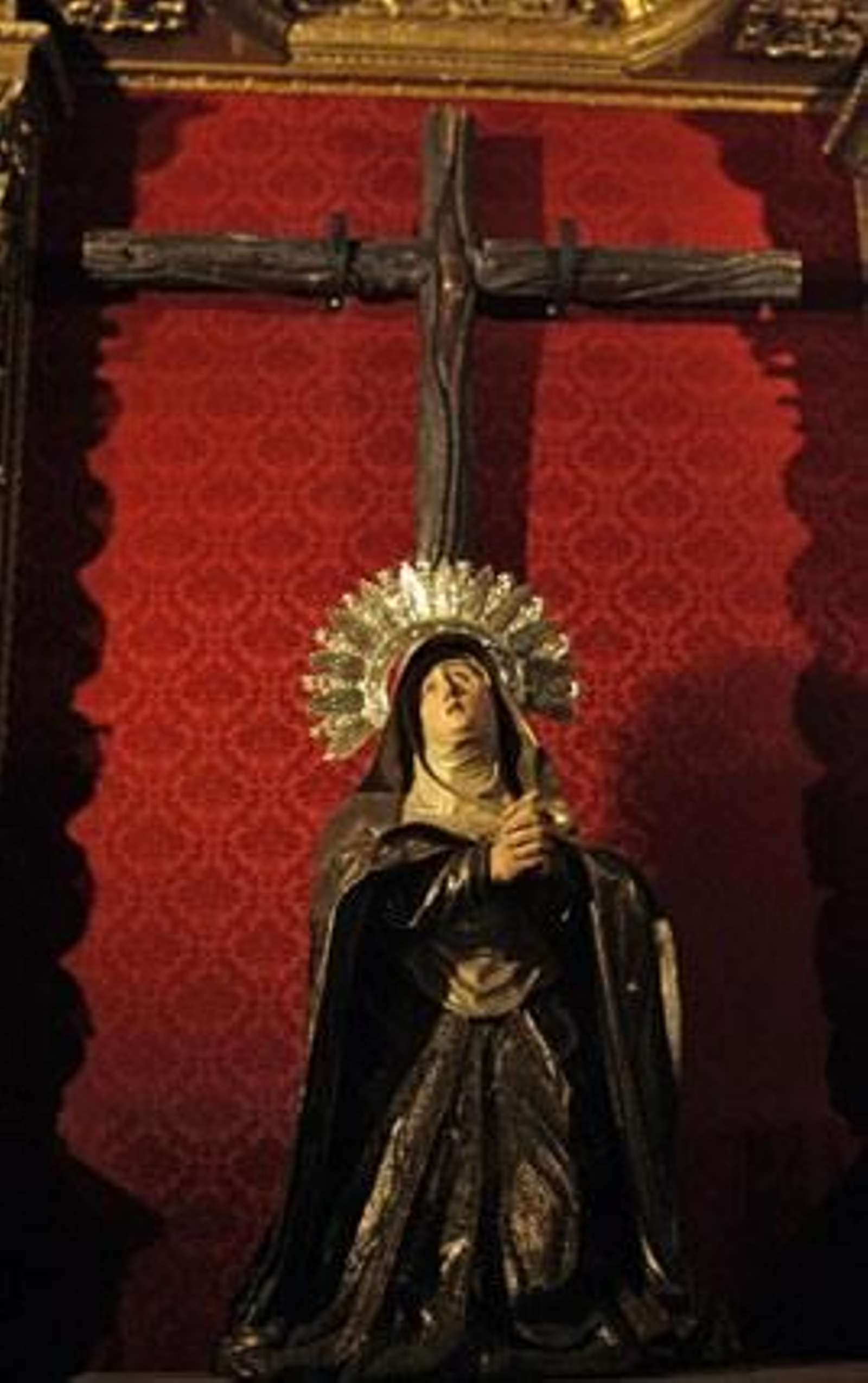 Virgen de la Antigua y Siete Dolores. Está en la Parroquia de la Magdalena.

Foto: Antonio Pizarro