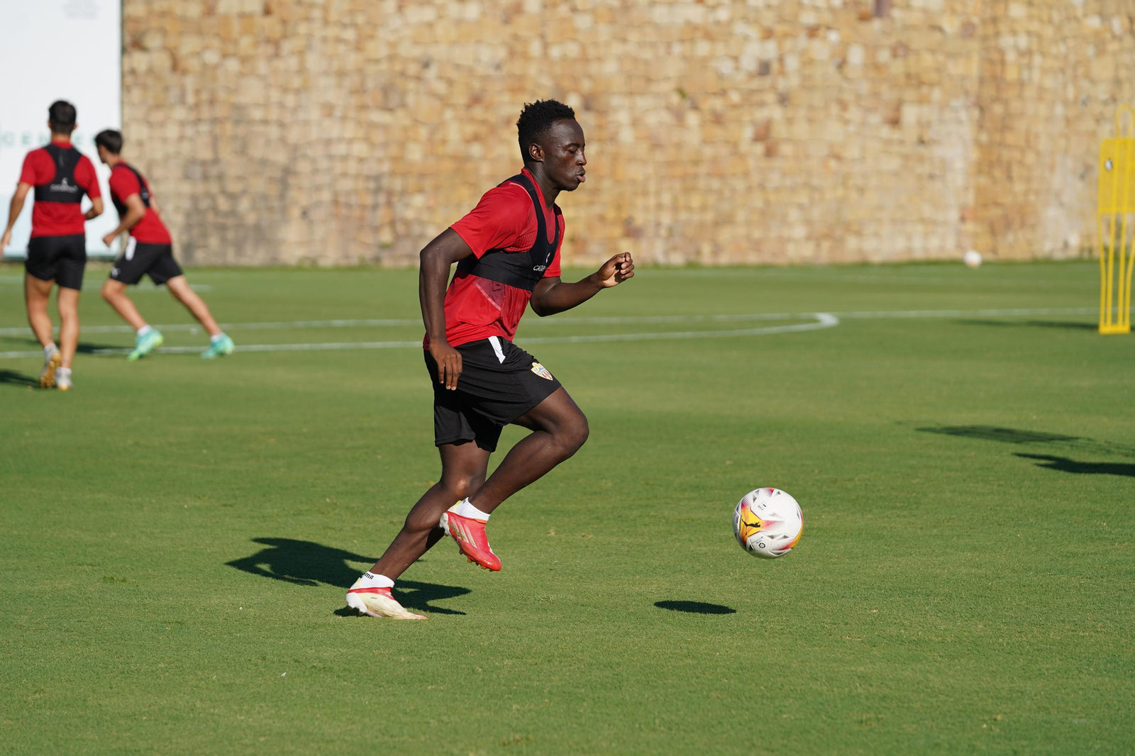 Entrenamiento del Almería, sábado 7