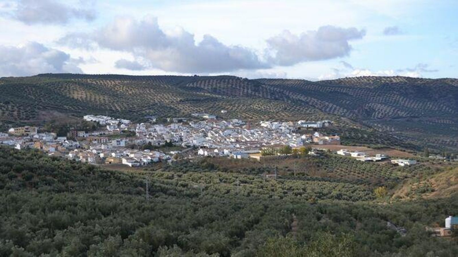 Vista del municipio malagueño de Villanueva de Tapia.