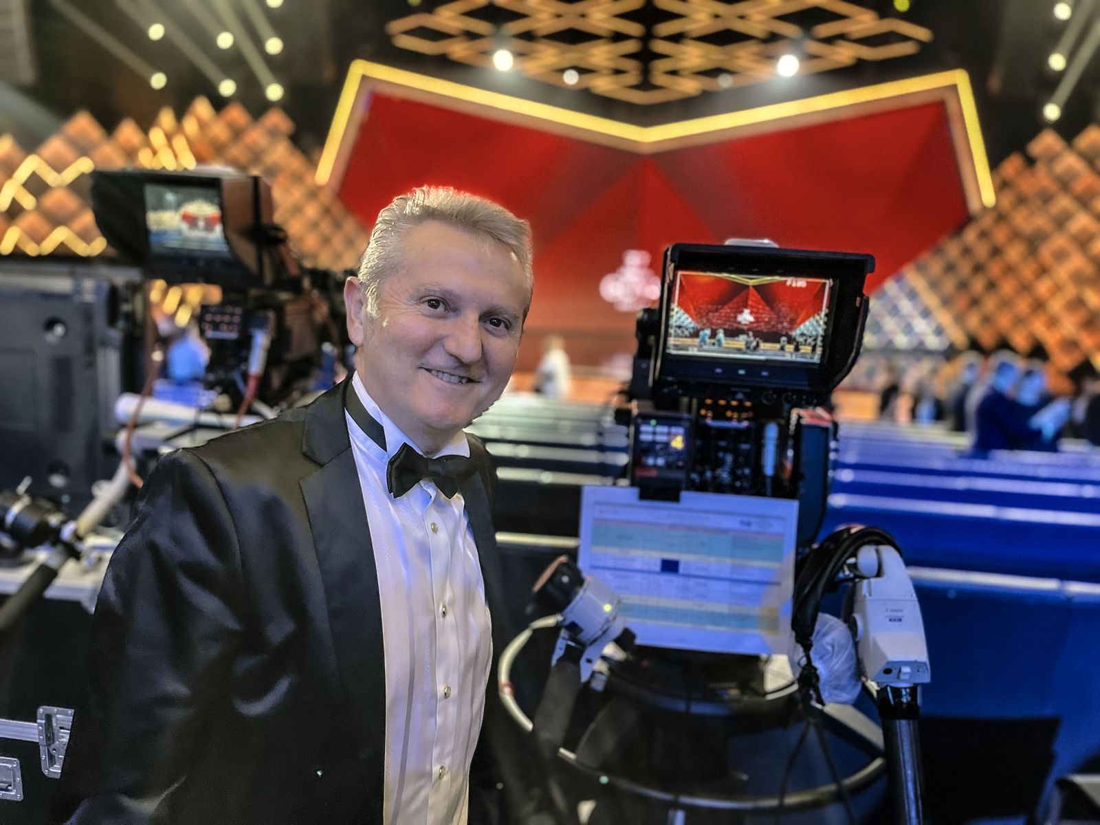 Luis Serrano en los Premios Goya en Sevilla.