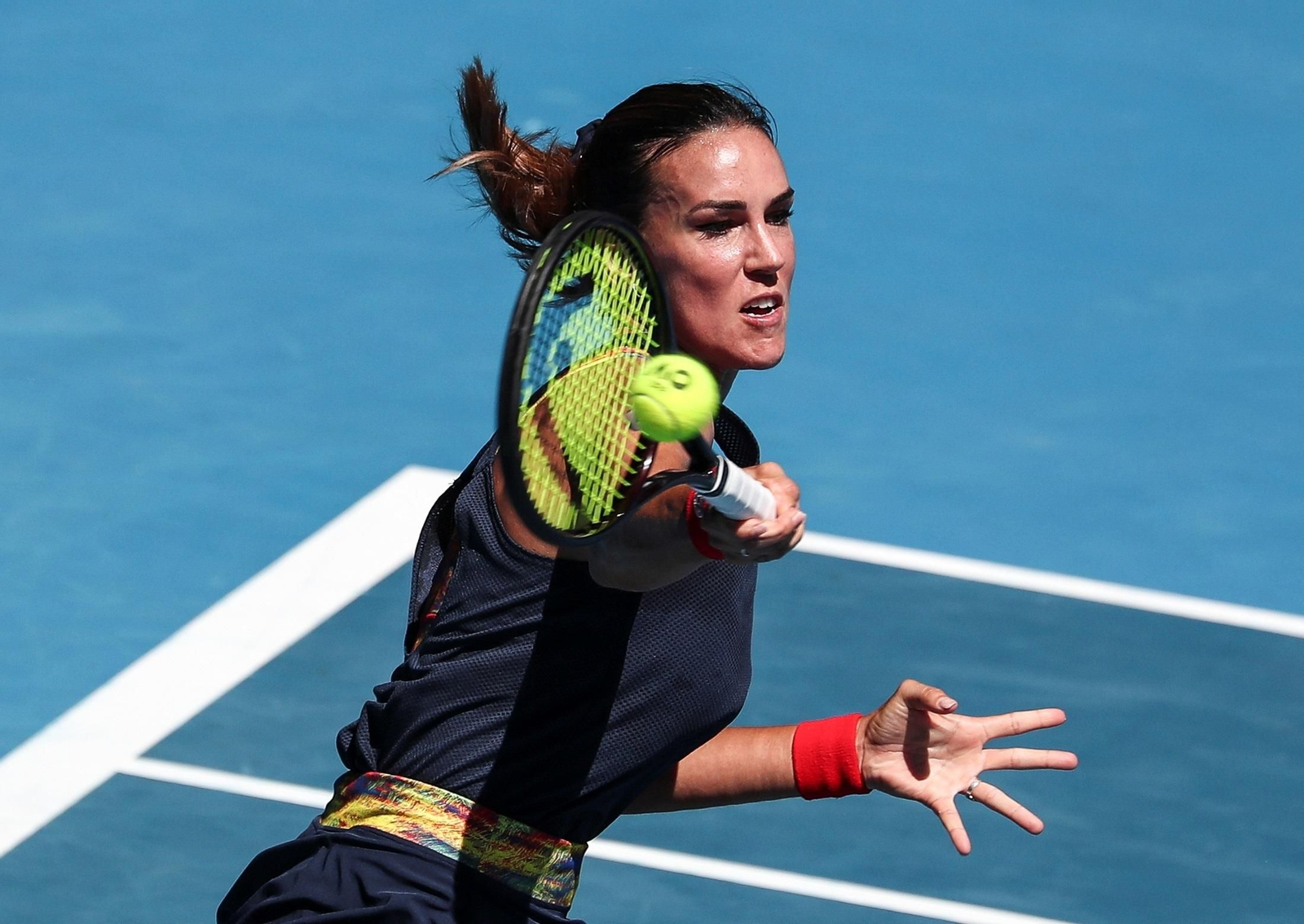 Nuria Párrizas, en un partido de pasadas temporadas