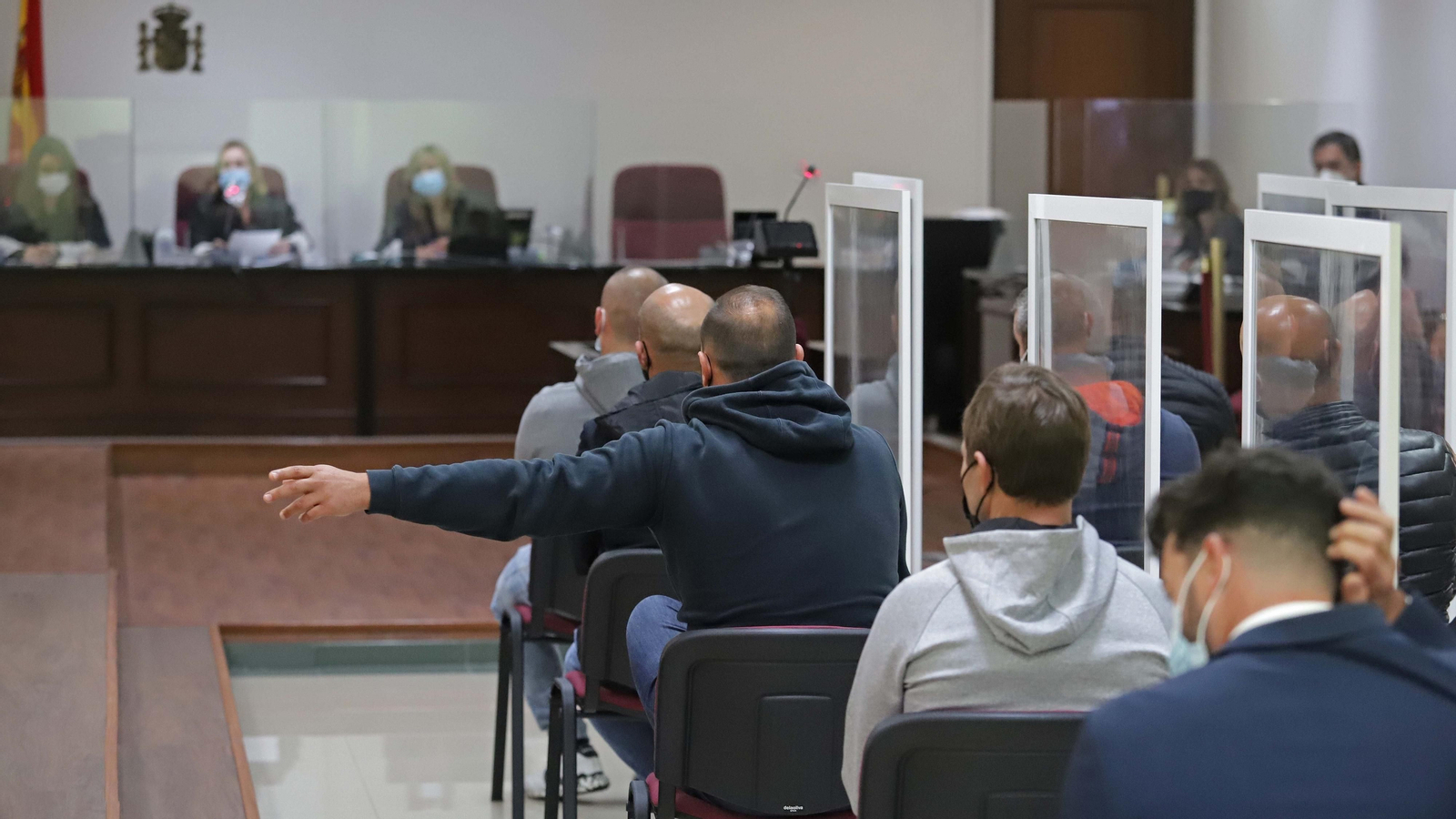 Fotos de la segunda jornada del juicio contra Los Castañas en la Audiencia Provincial en Algeciras