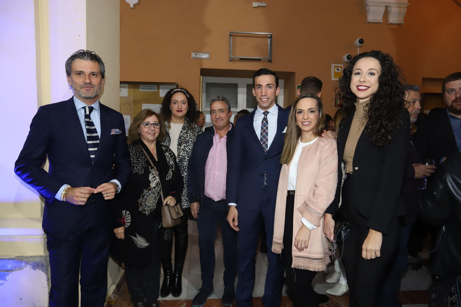 Imágenes de los grupos de invitados en los Onubenses del Año