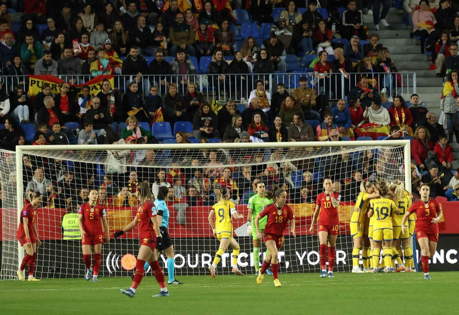 España - Suecia, en fotos