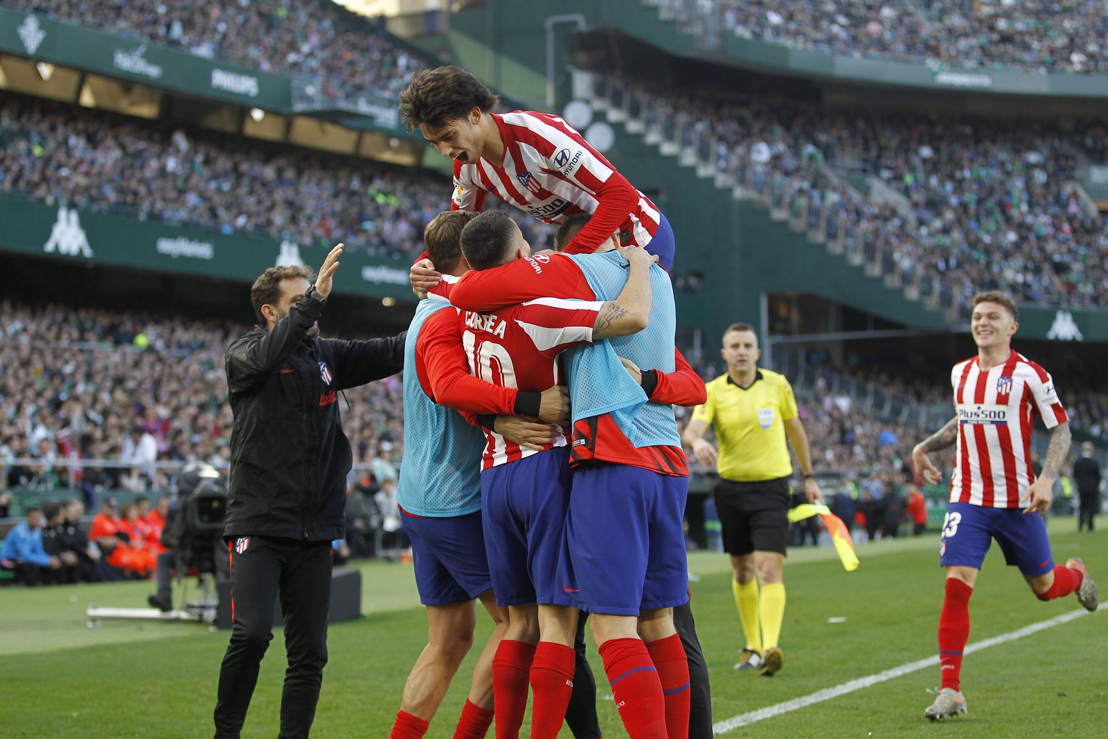Las imágenes del Betis-atlético de Madrid