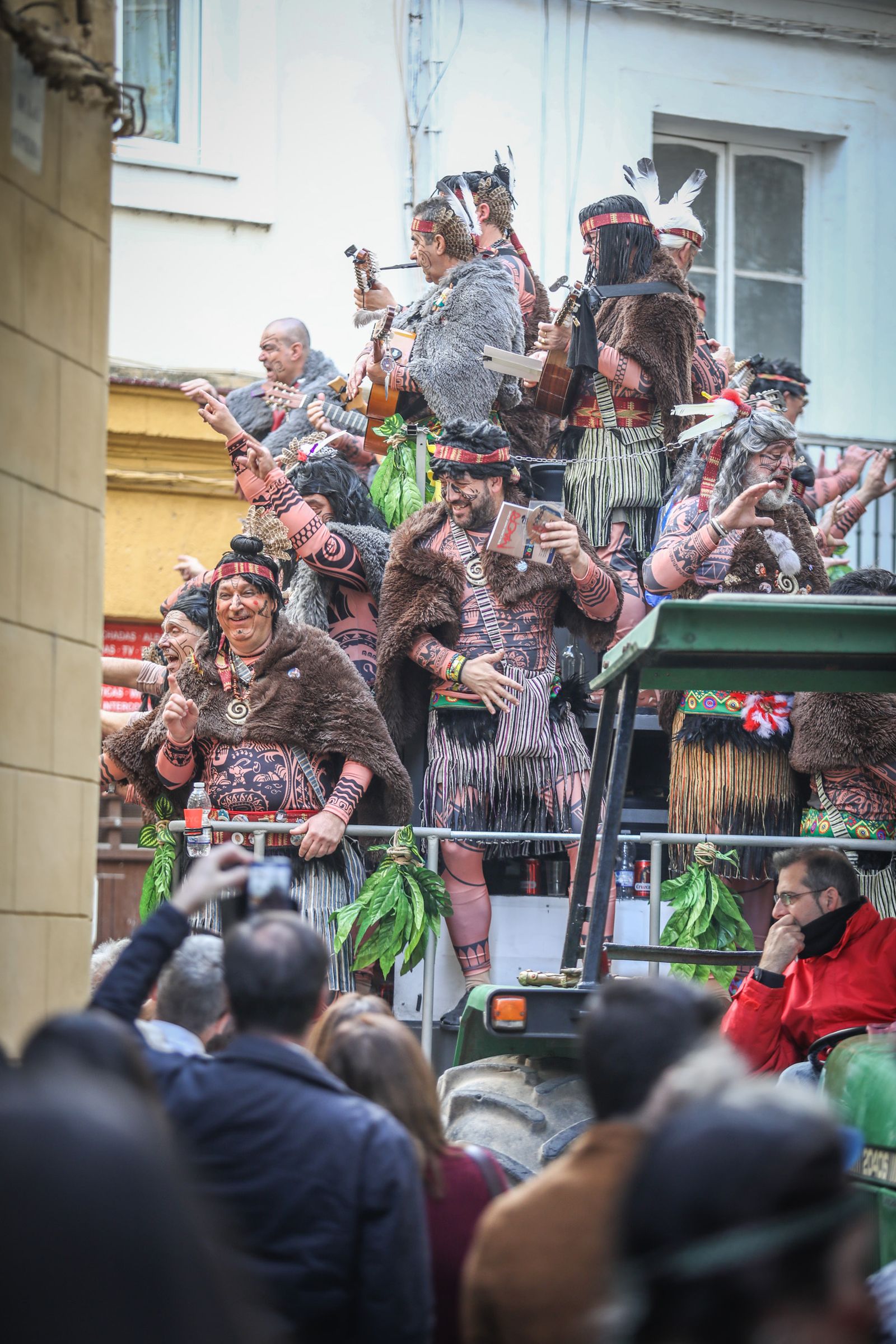 Batalla de coplas en el centro histórico