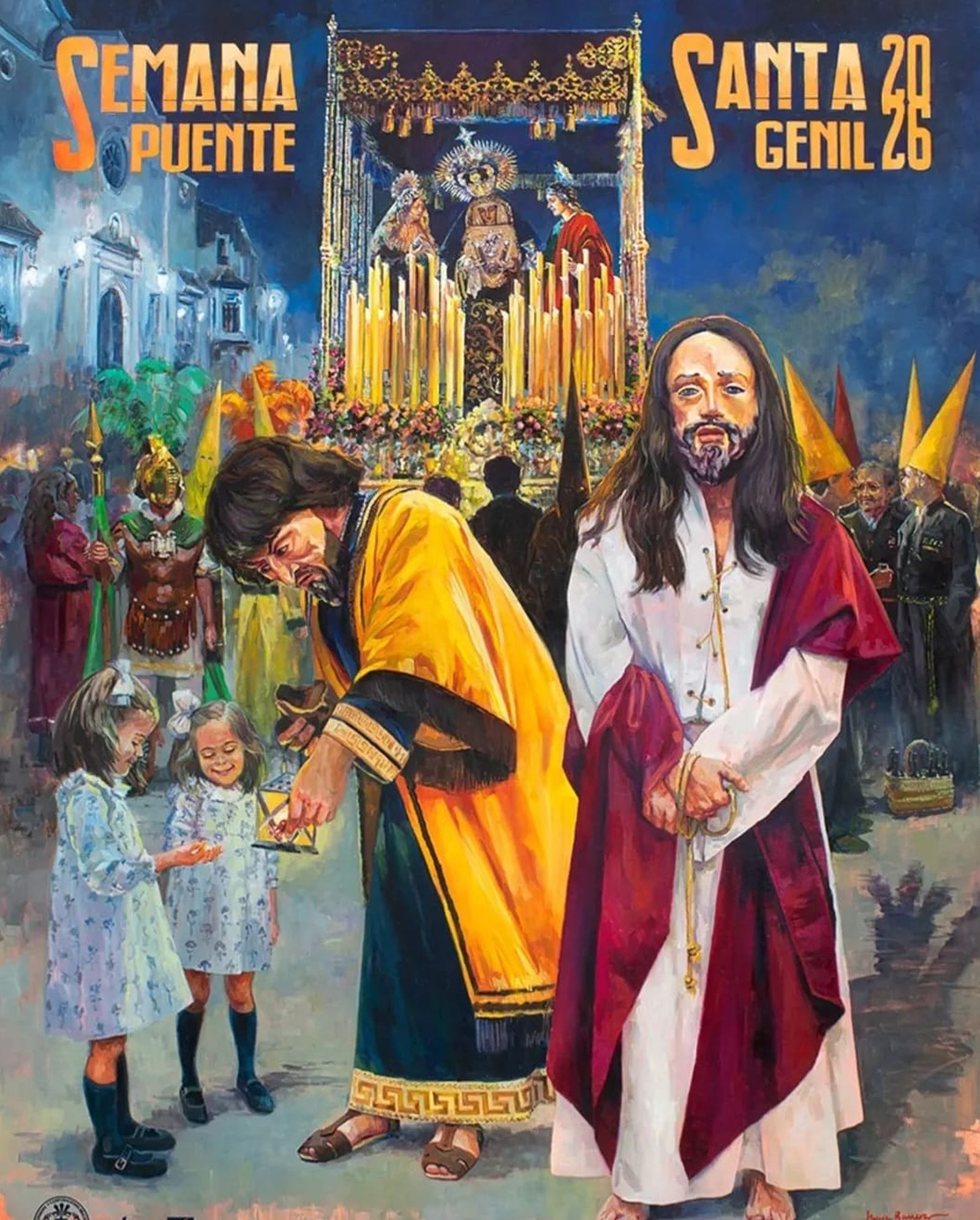 Cartel anunciador de la Semana Santa 2026 de Puente Genil.