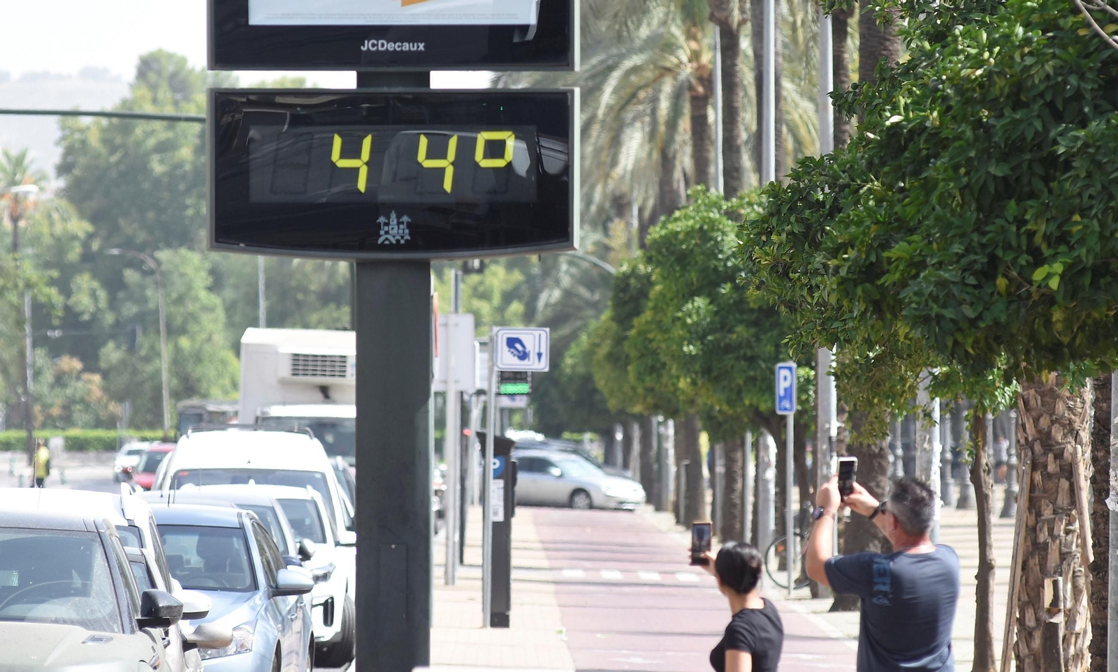 Un termómetro en Córdoba.