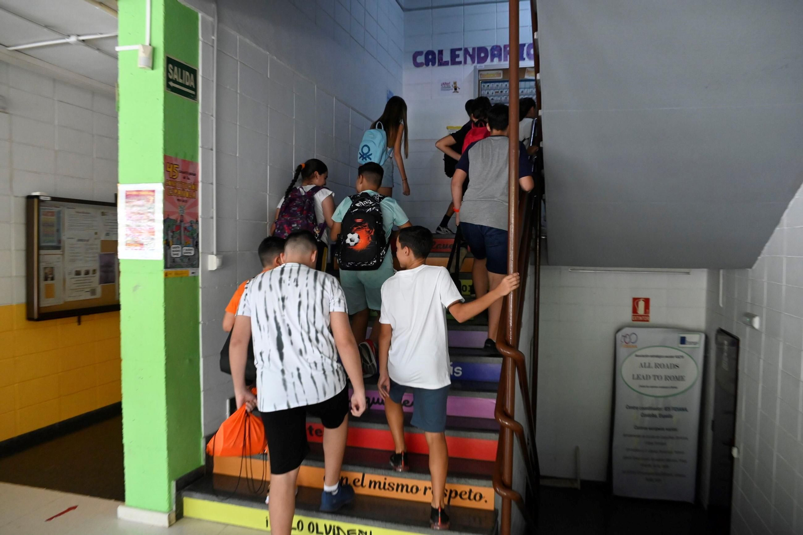 El inicio de las clases de Secundaria, en imágenes