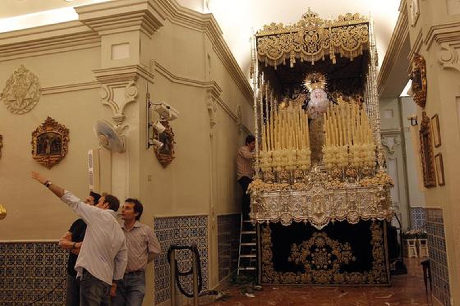 La Estrella, en su capilla.

Foto: J. C. Muñoz