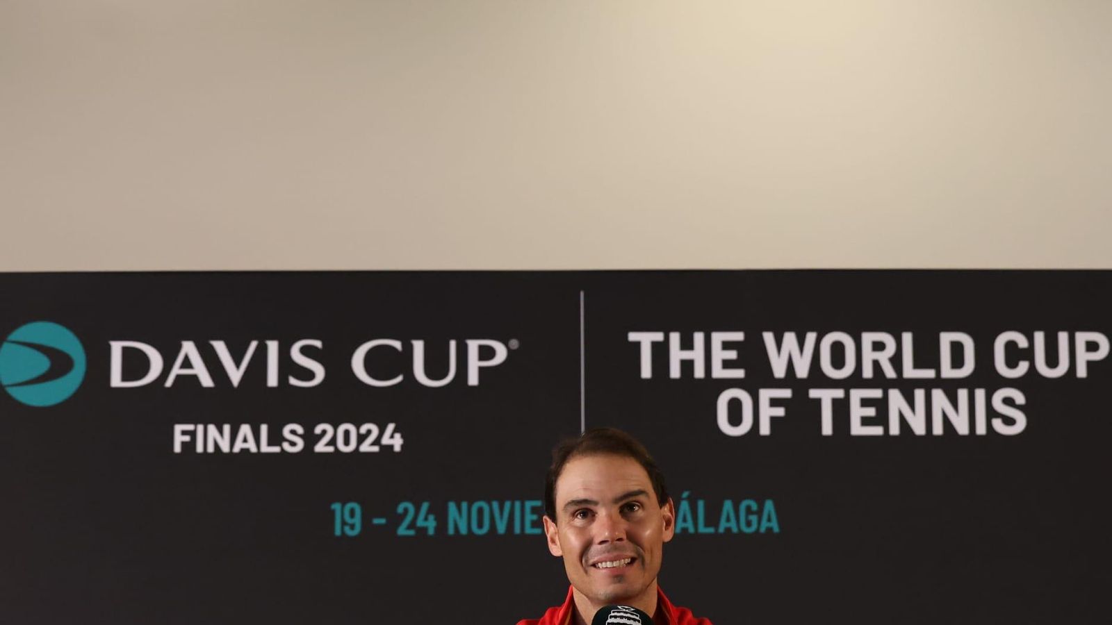 Nadal, durante la rueda de prensa.