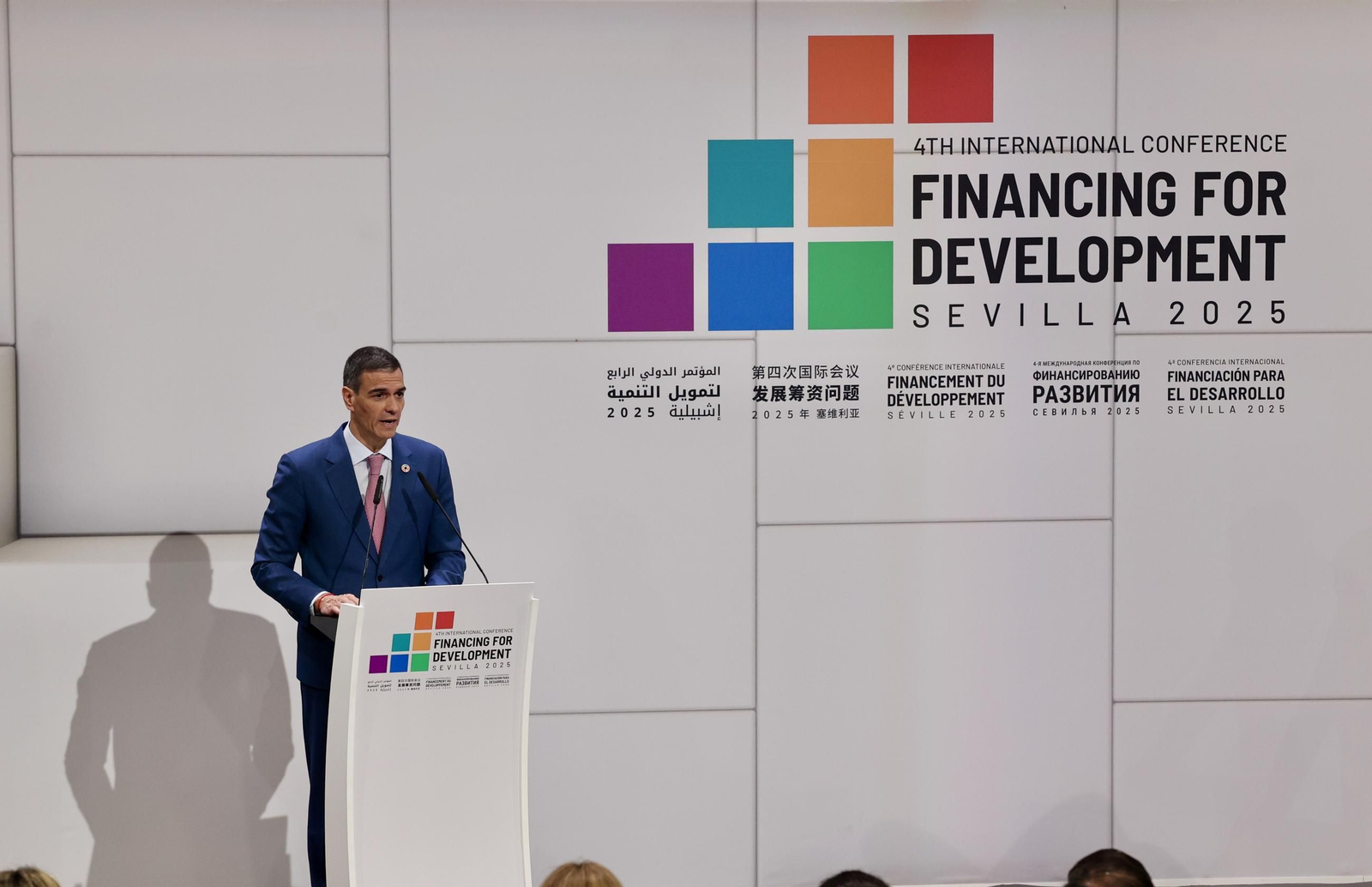 Las fotos de la primera jornada de la cumbre de la ONU en Sevilla