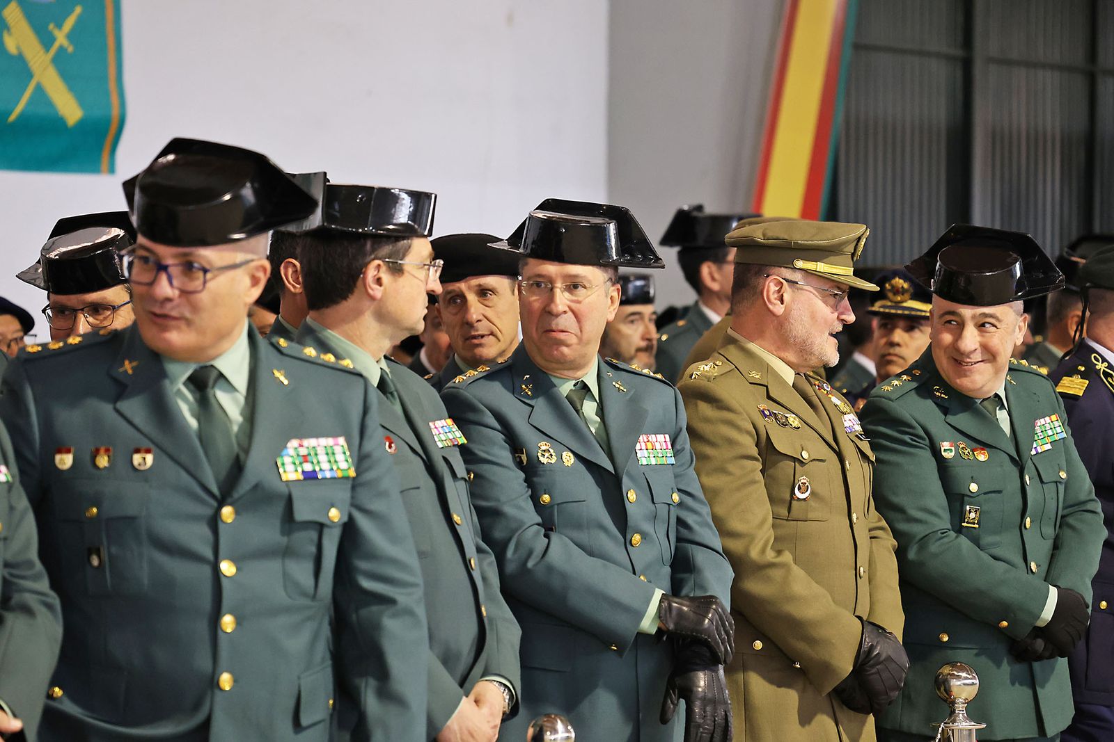 Imágenes de la jura del cargo de Julio Serrano Checa como Jefe de la Comandancia de la Guardia Civil de Huelva