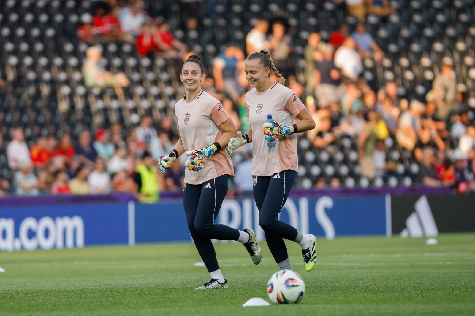 Las fotos del España - Portugal en la Eurocopa femenina