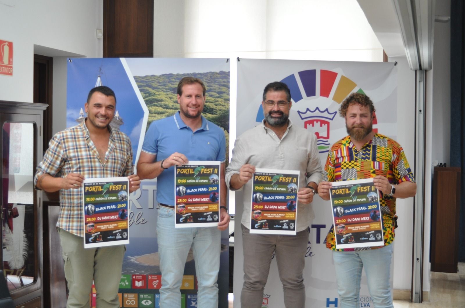 Presentación del festival Portil&Fest en Nuevo Portil