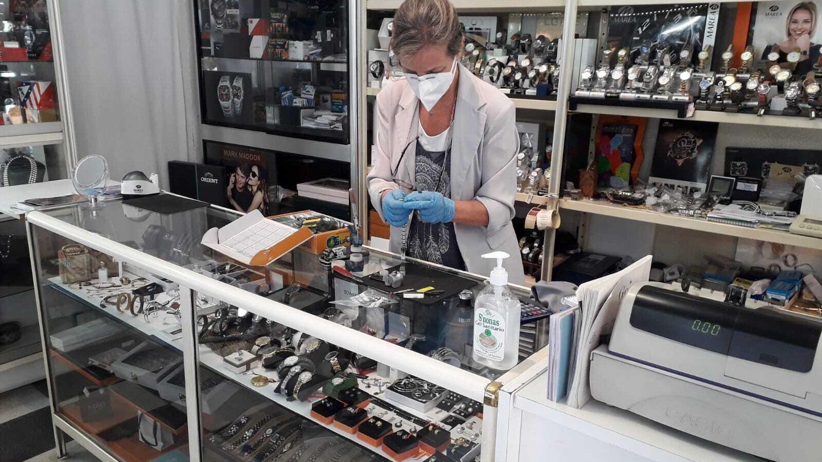 Relojería Yaró, en la calle Concepción.