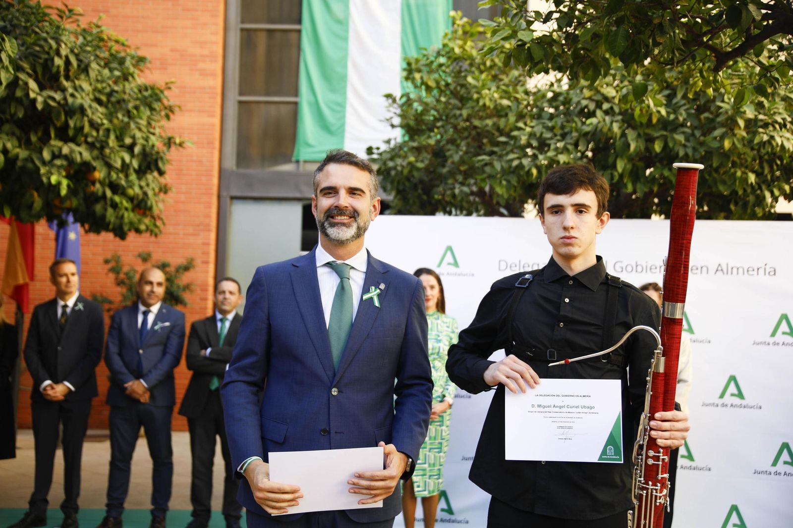 El día de la bandera de Andalucía celebrado en Almería, en imágenes
