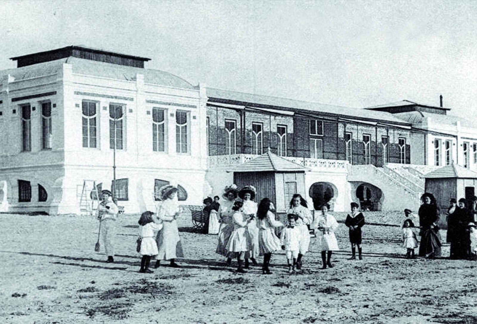 El histórico Balneario de la Victoria.