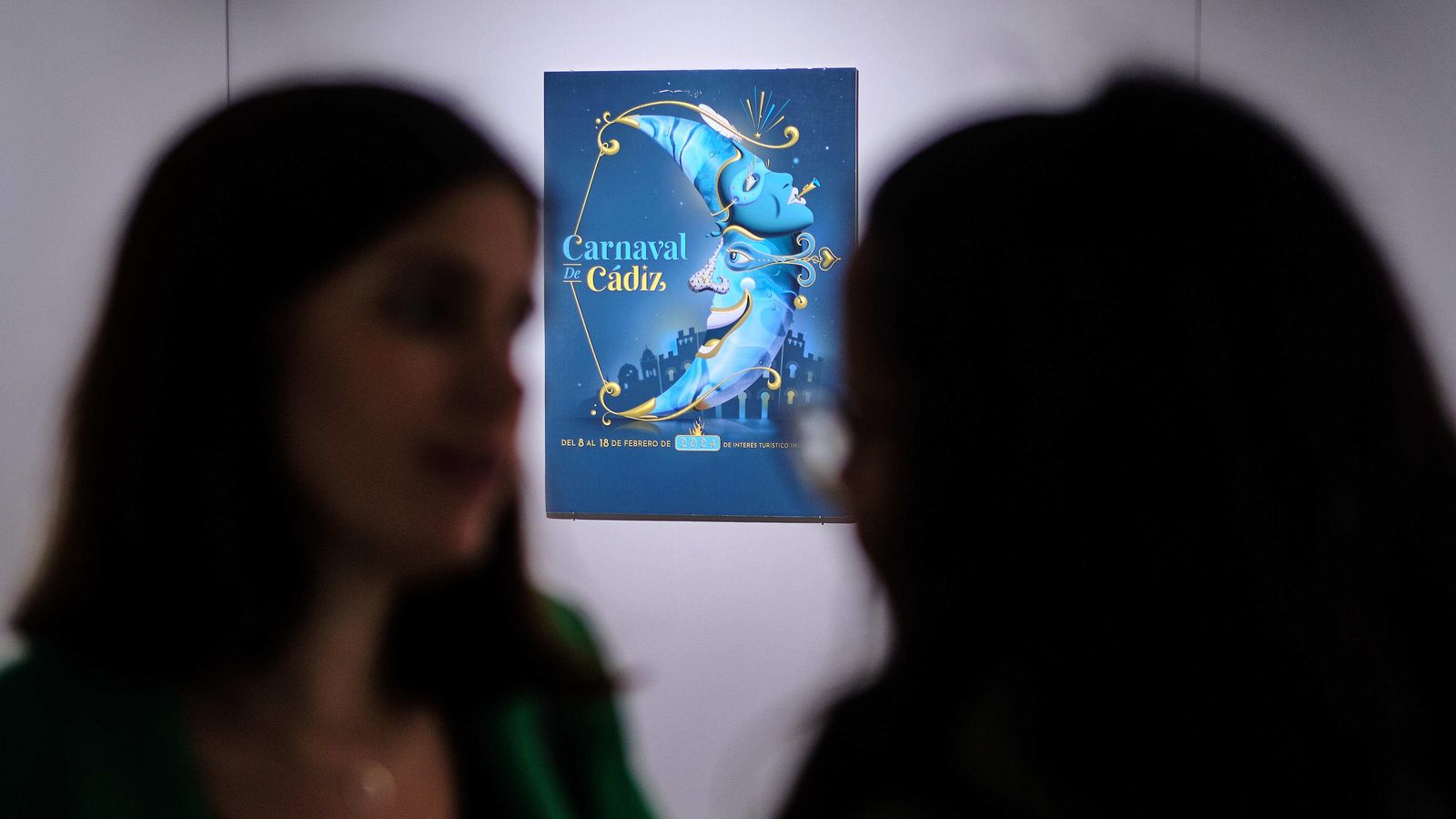 Uno de los carteles finalistas en la exposición. Uno de los carteles finalistas en la exposición.