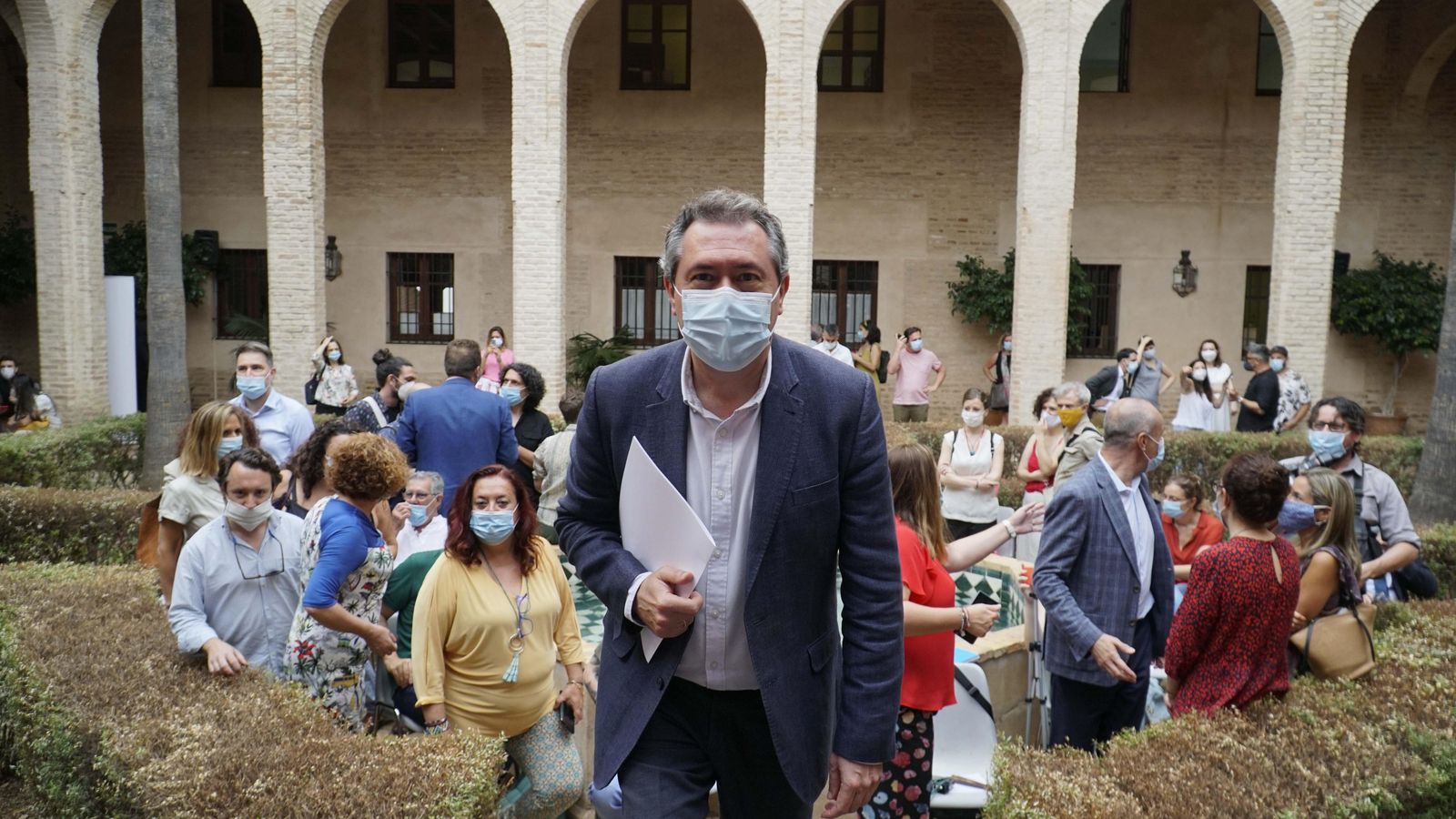 El alcalde Espadas en un acto público.