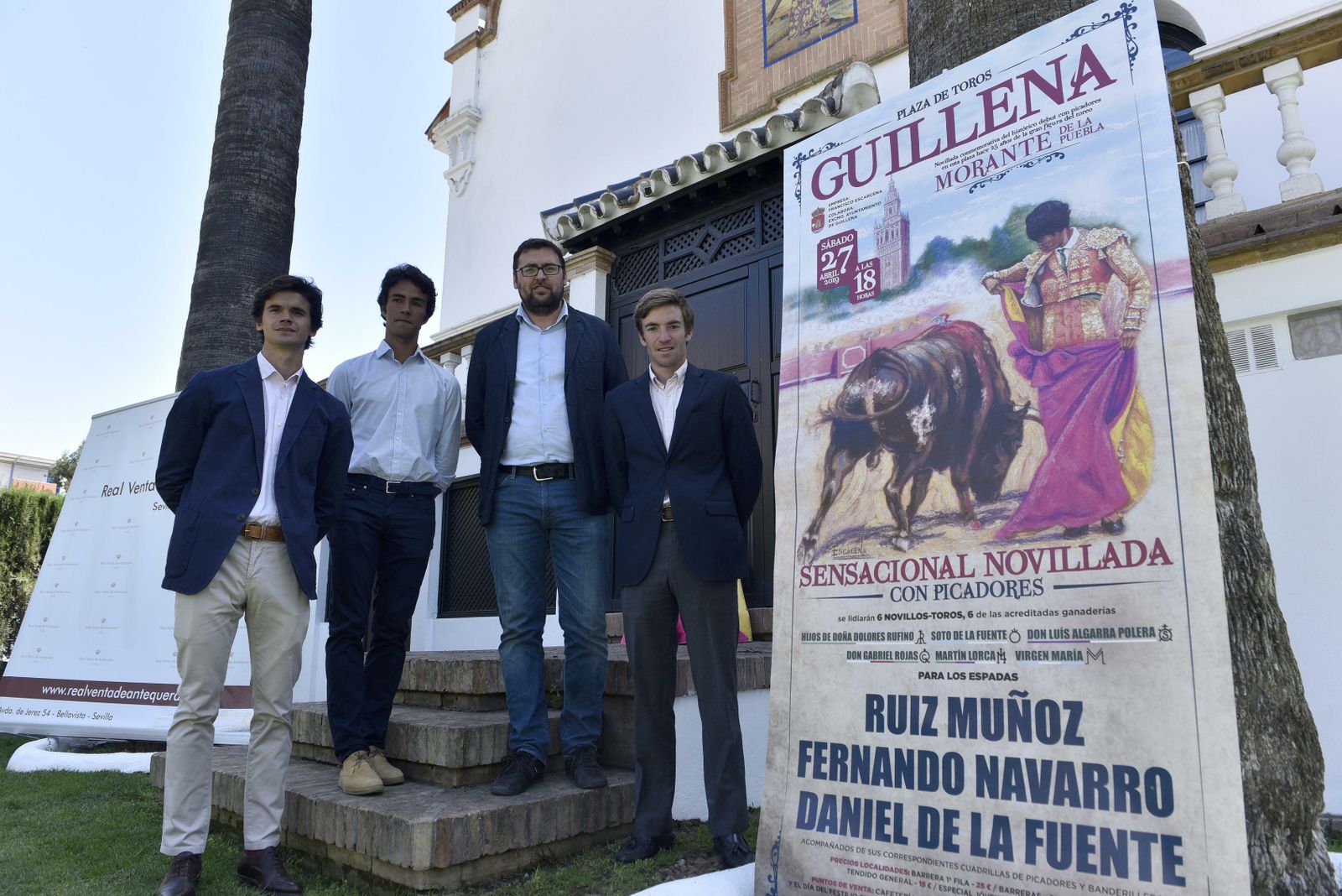 Fernando Navarro, José Ruiz Muñoz, Lorenzo Medina y Daniel de la Fuente.