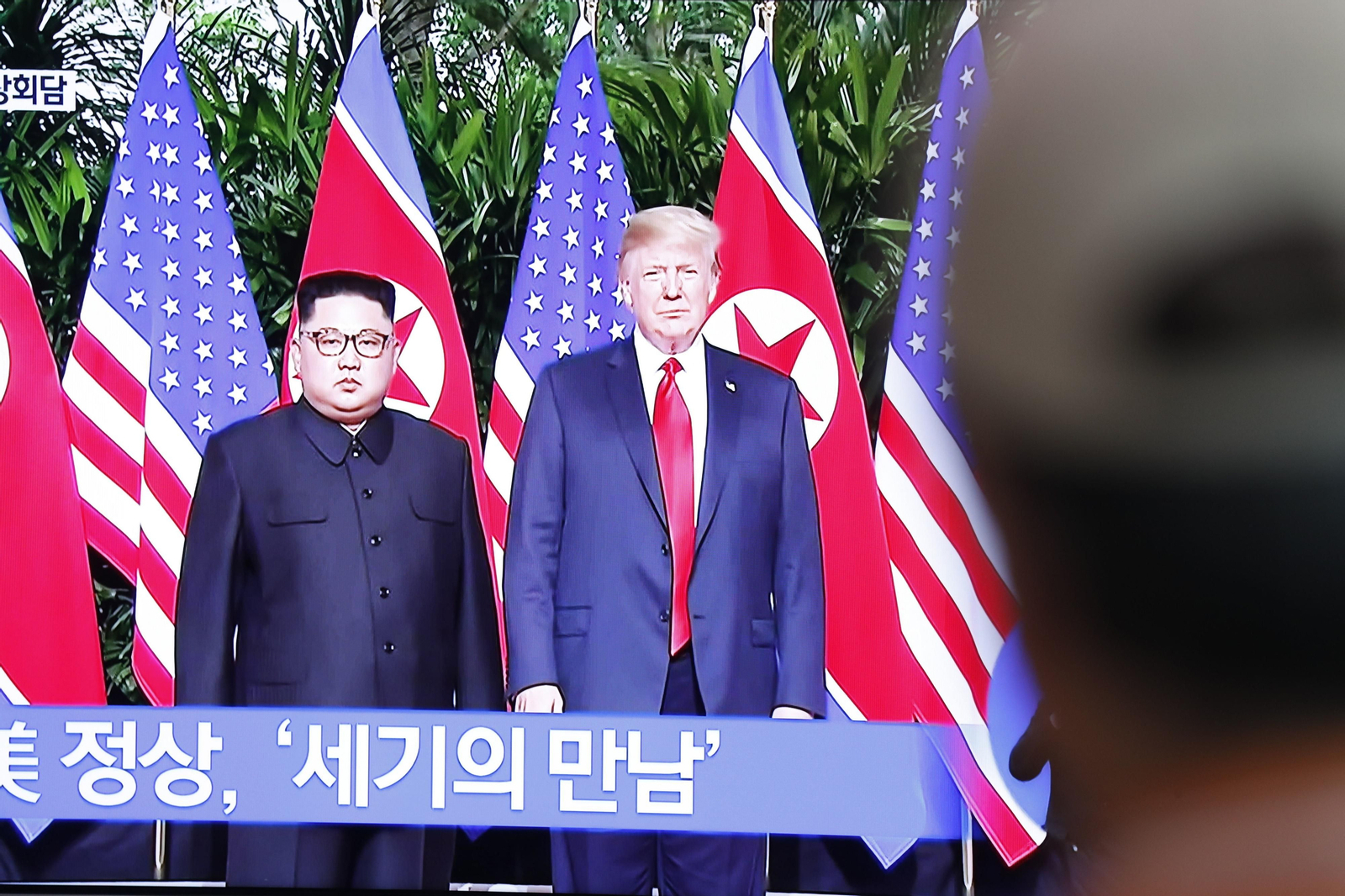 Las imágenes del encuentro entre Kim Jong-un y Trump