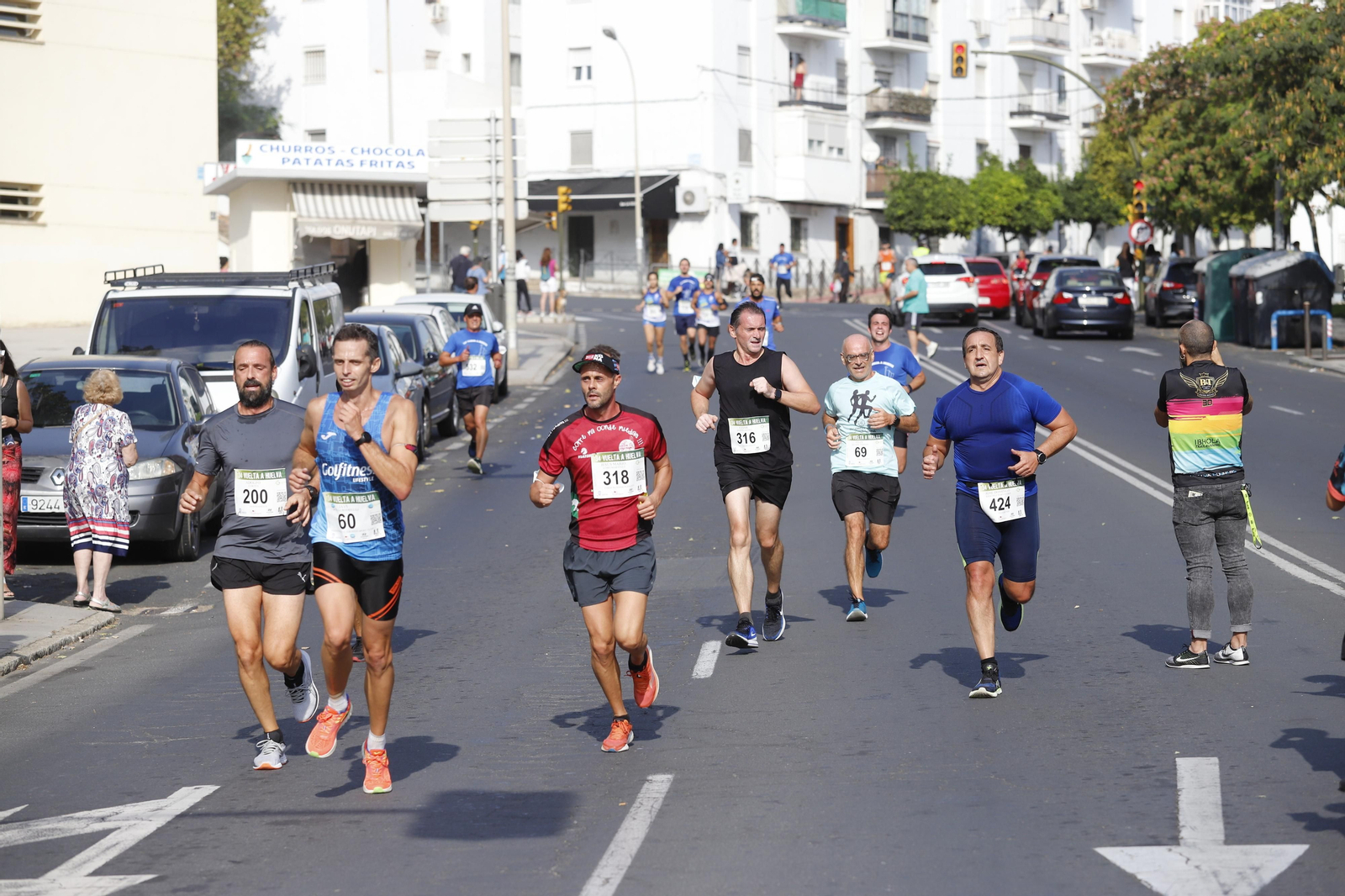 Las imágenes de la vuelta a Huelva de atletismo