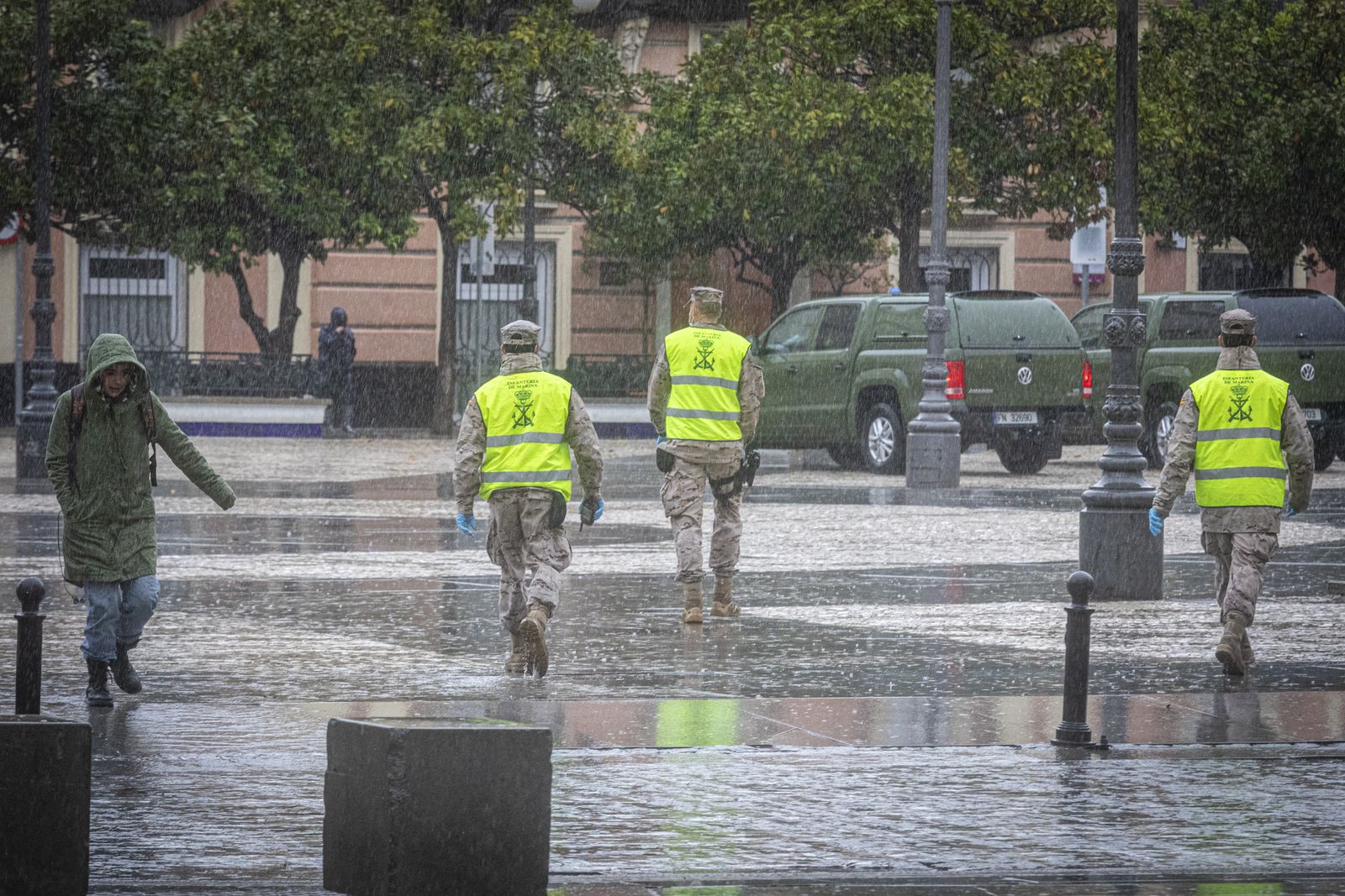 Presencia de ila Infanteria de Marina en Cádiz