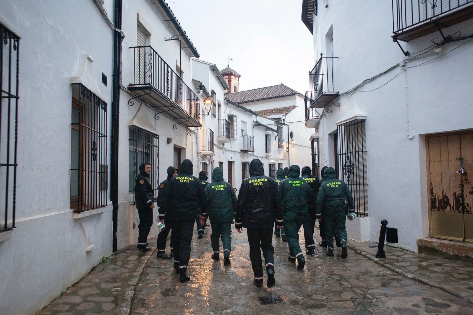 Las imágenes de Grazalema el día del desalojo