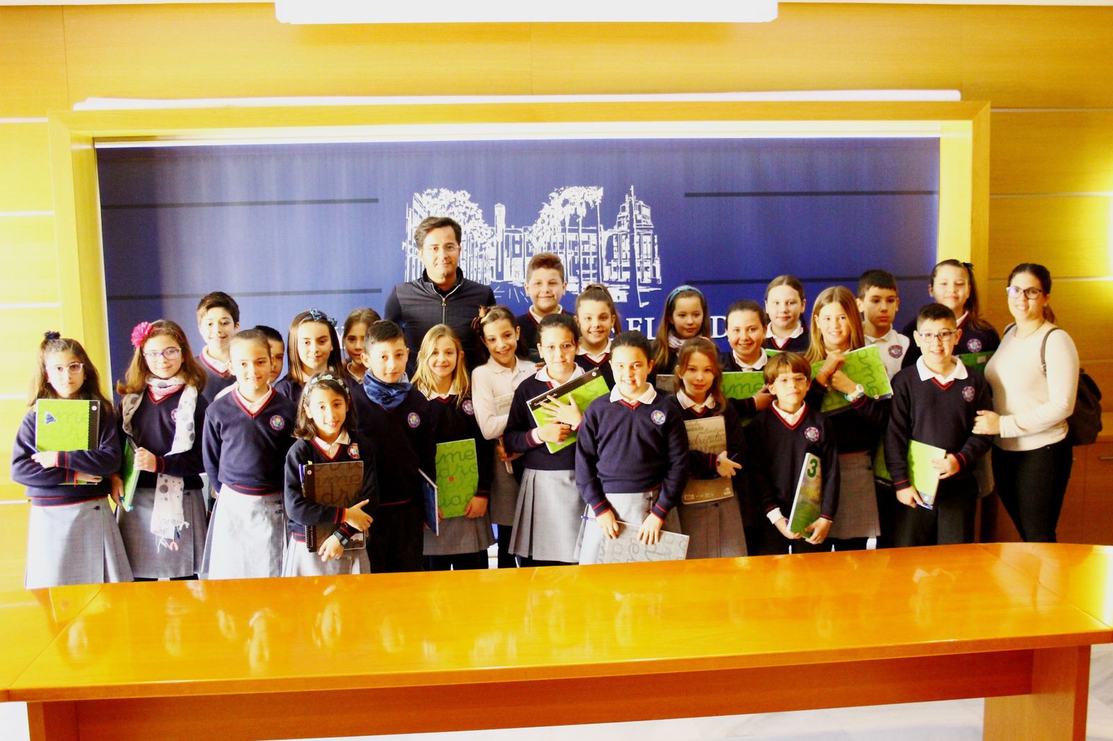 Visita del colegio Divina Infantita