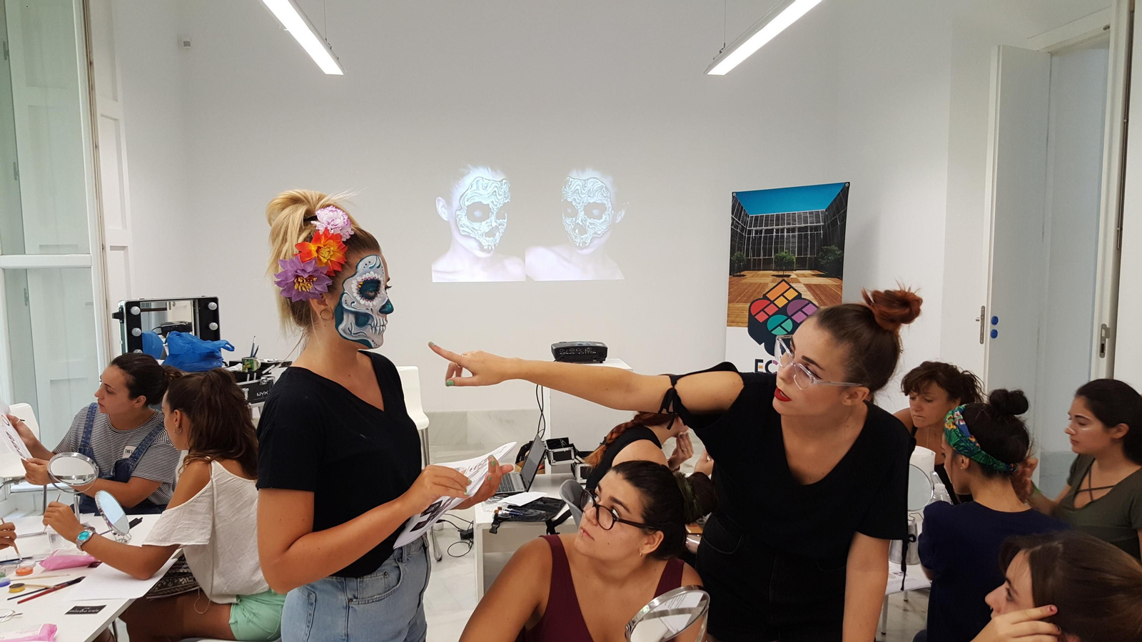 Taller de 'Face Paint' impartido por Julia Sánchez Merino.