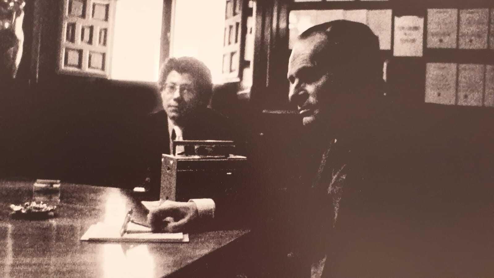 Juan Alfonso García y Reynaldo Fernández en una instantánea de 1976. Juan Alfonso García y Reynaldo Fernández en una instantánea de 1976.